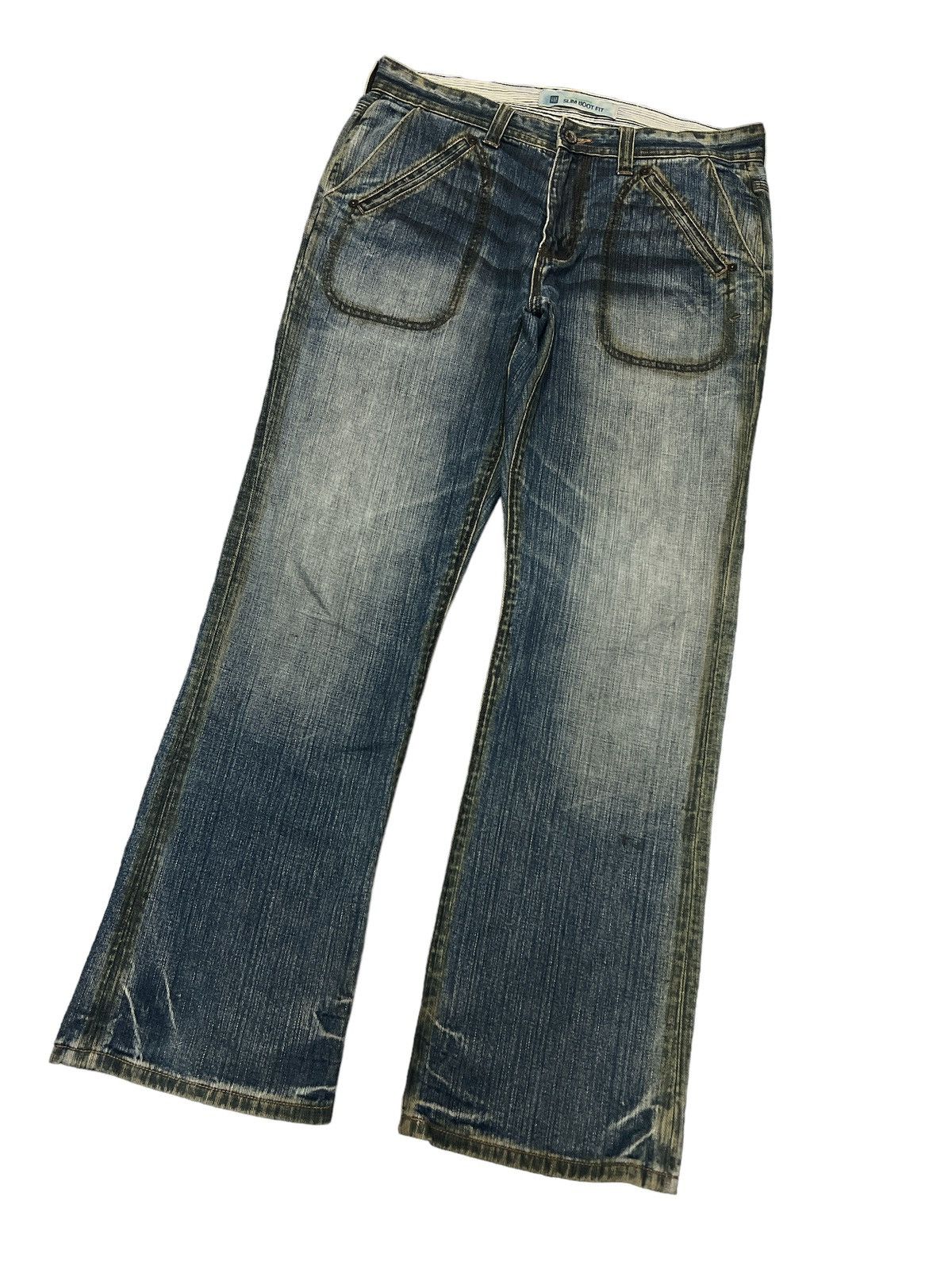 Japanese Brand × Vintage SICK🔥GAP BOOT FIT DISTRESSED DENIM PANT Size US 32 / EU 48 - 5 Thumbnail