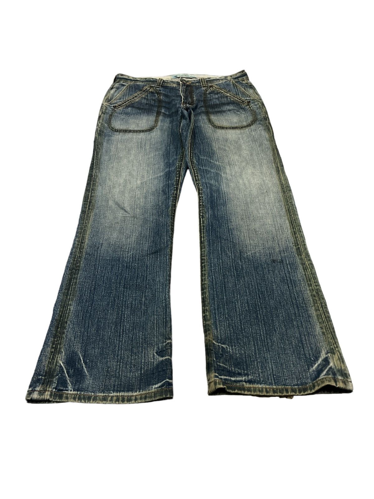 Japanese Brand × Vintage SICK🔥GAP BOOT FIT DISTRESSED DENIM PANT Size US 32 / EU 48 - 4 Thumbnail