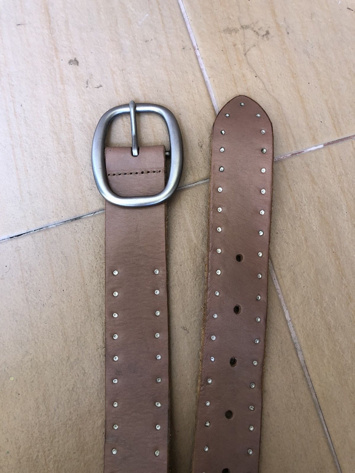 Leather × Seditionaries × Vintage Vintage PunkRock Fashion Style Metal Spark Buckle Belts Size ONE SIZE - 6 Thumbnail