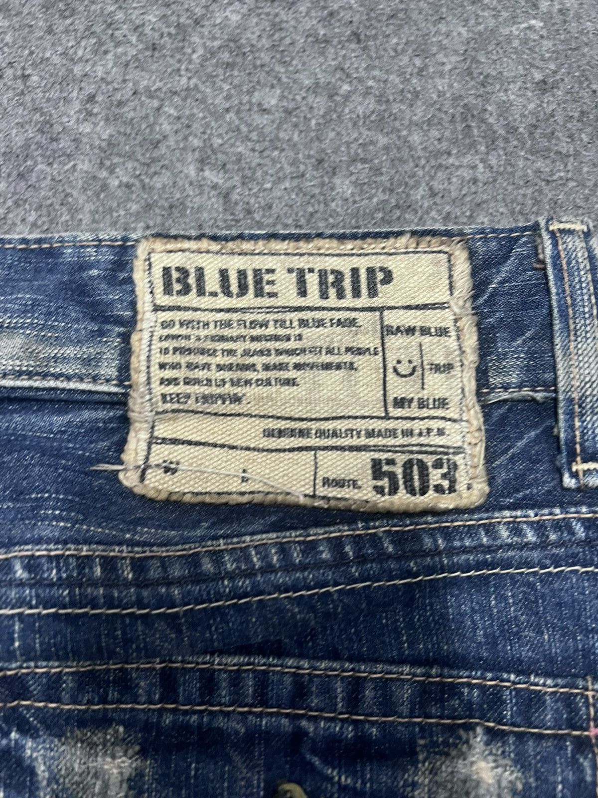 Japanese Brand × Vintage FLARED💥EDWIN 503 DISTRESSED DENIM PANT Size US 30 / EU 46 - 7 Thumbnail