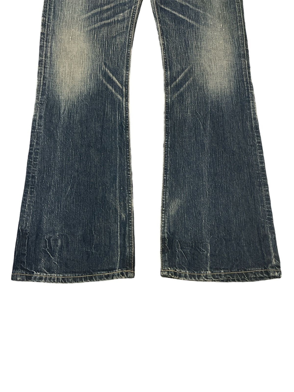 Japanese Brand × Vintage FLARED💥EDWIN 503 DISTRESSED DENIM PANT Size US 30 / EU 46 - 3 Thumbnail