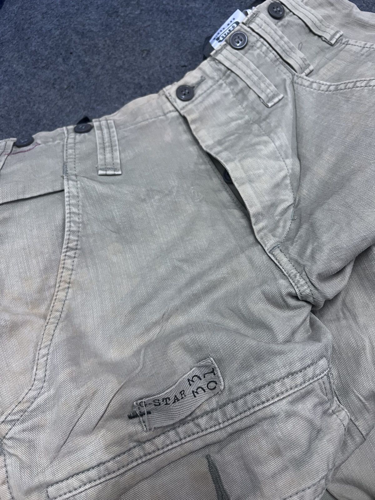 Japanese Brand × Vintage BAGGY🔥THRASHED G STAR RAW SUN FADED PANT Size US 30 / EU 46 - 9 Thumbnail