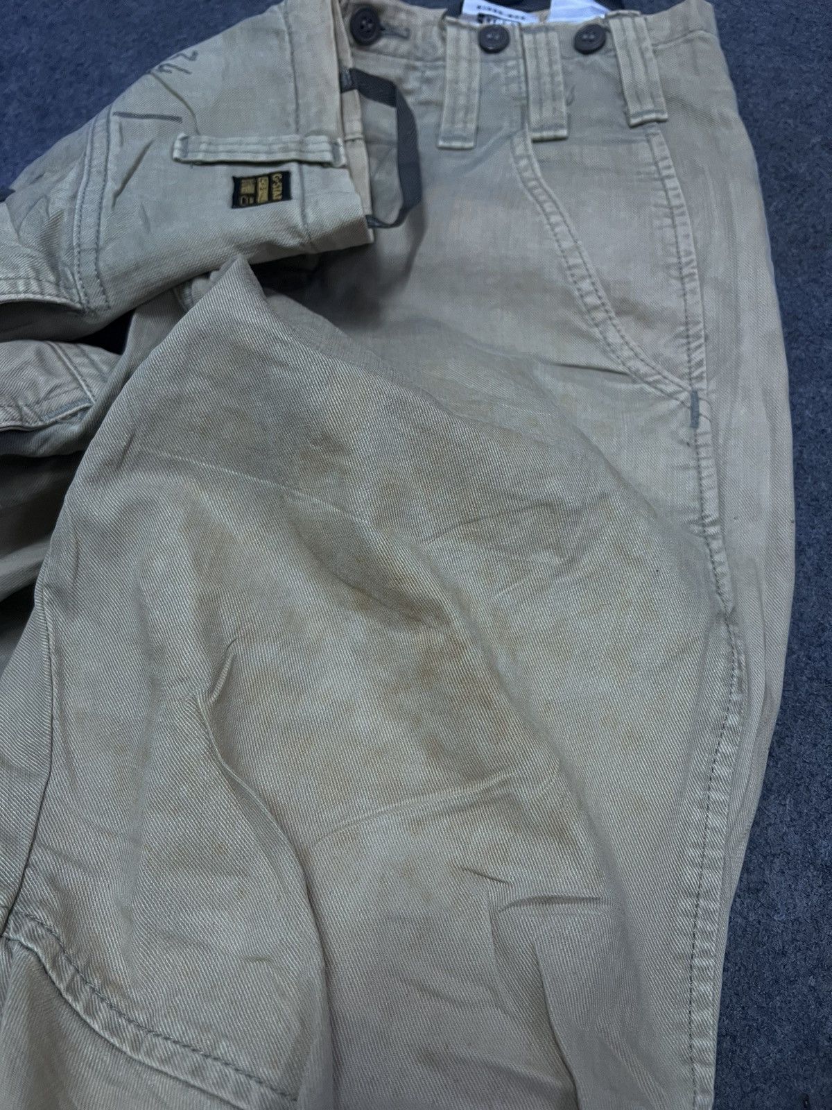 Japanese Brand × Vintage BAGGY🔥THRASHED G STAR RAW SUN FADED PANT Size US 30 / EU 46 - 10 Thumbnail