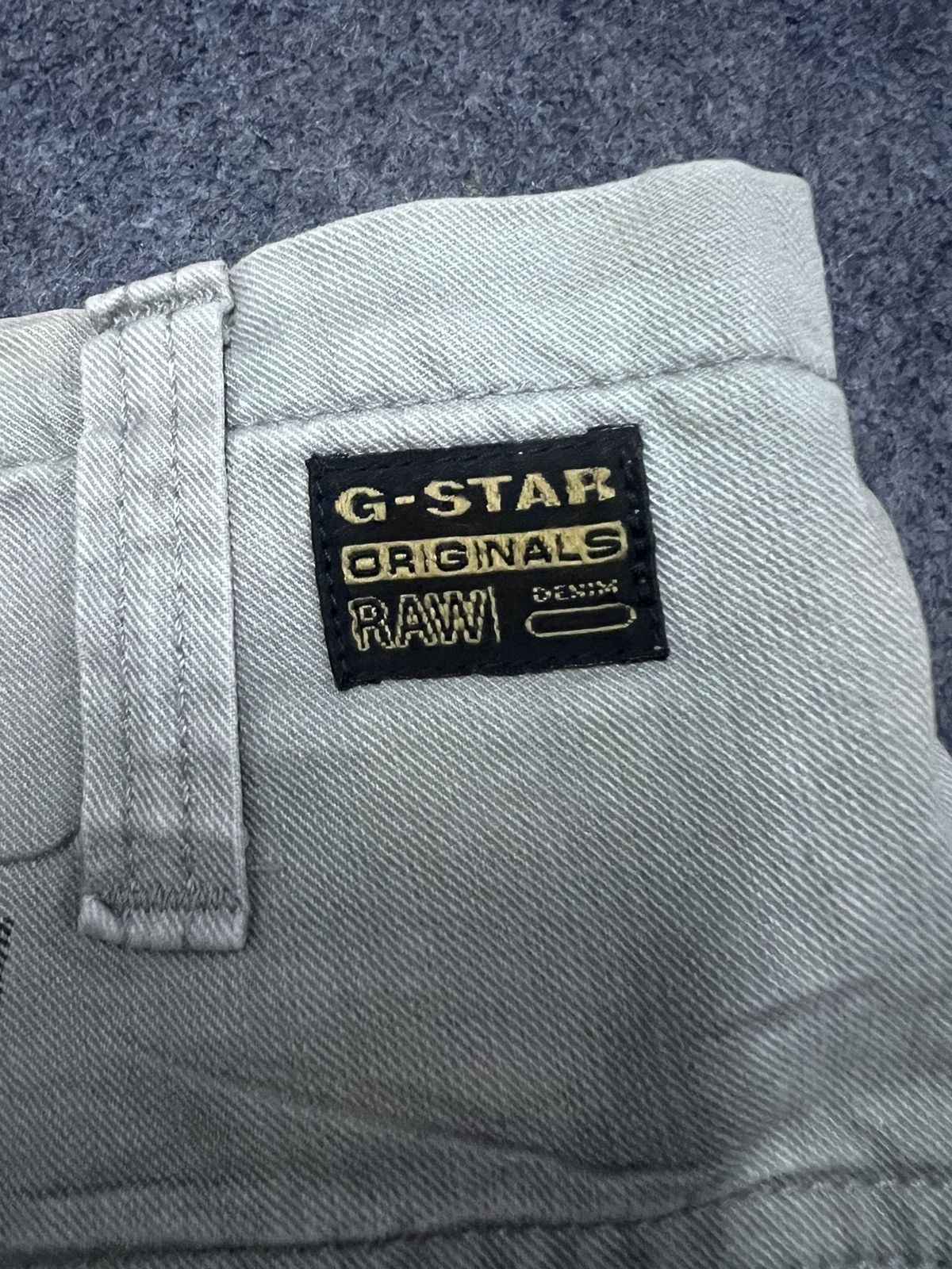 Japanese Brand × Vintage BAGGY🔥THRASHED G STAR RAW SUN FADED PANT Size US 30 / EU 46 - 7 Thumbnail