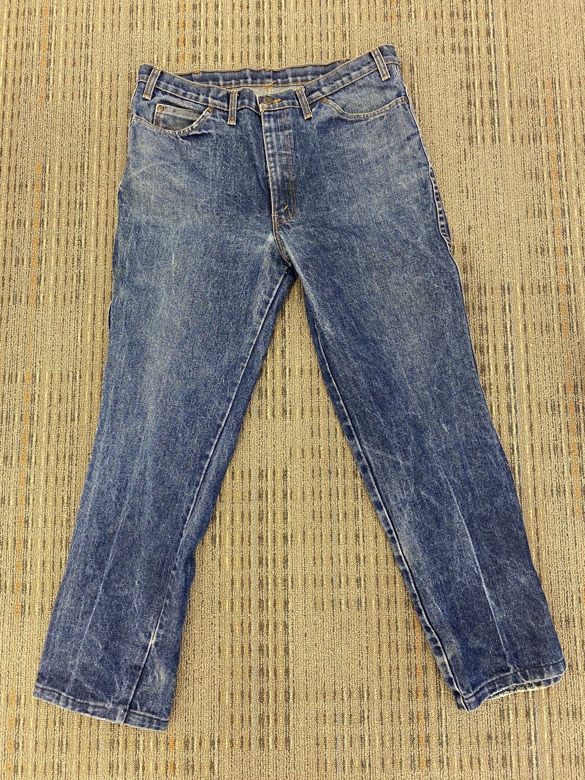 Levi's × Vintage Vintage 90s GWG Levi’s Workwear Jeans Thrashed Travis Faded Size US 38 / EU 54 - 2 Thumbnail