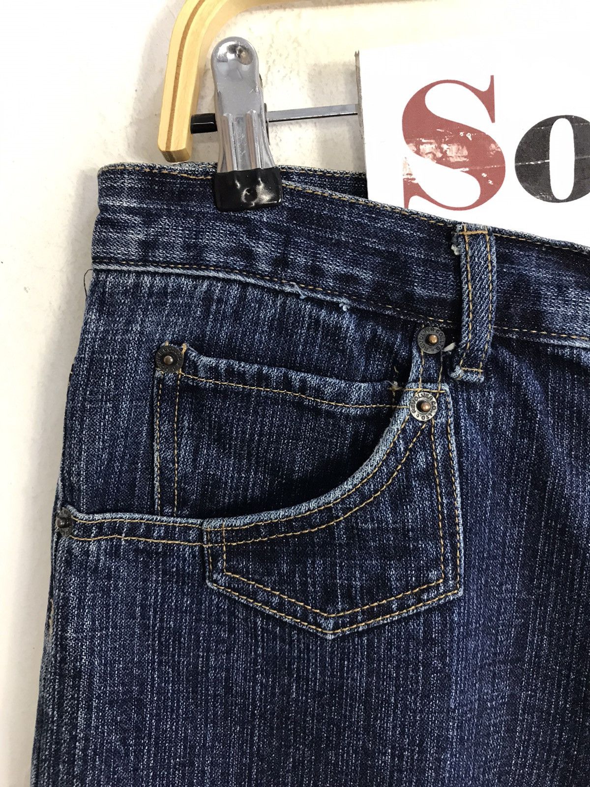 Japanese Brand × Vintage Vintage JapaneseBrand Design Paisley Art Back Side Denim Size US 32 / EU 48 - 6 Thumbnail
