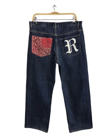 Japanese Brand × Vintage Vintage JapaneseBrand Design Paisley Art Back Side Denim Size US 32 / EU 48 - 1 Thumbnail