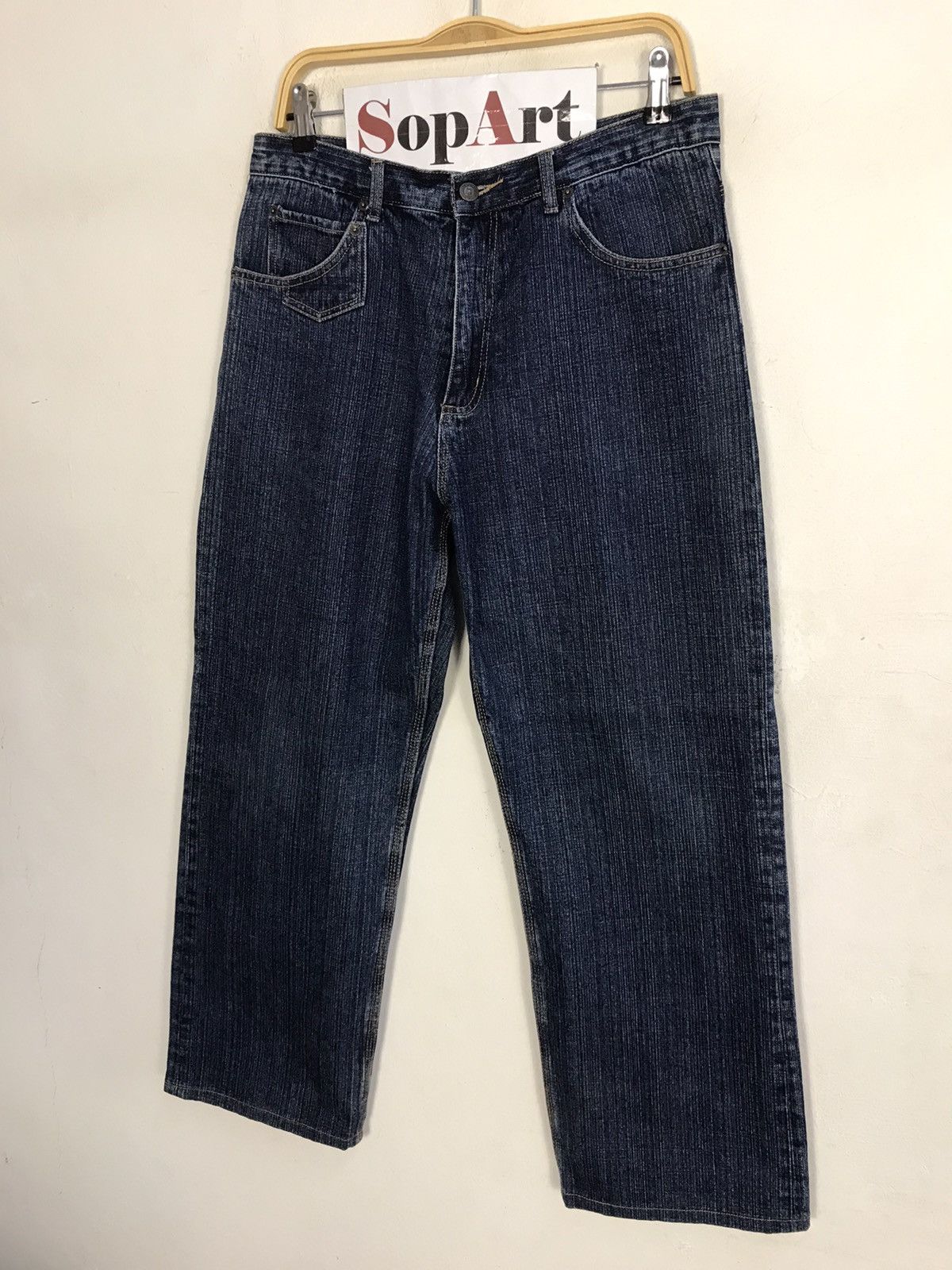 Japanese Brand × Vintage Vintage JapaneseBrand Design Paisley Art Back Side Denim Size US 32 / EU 48 - 4 Thumbnail