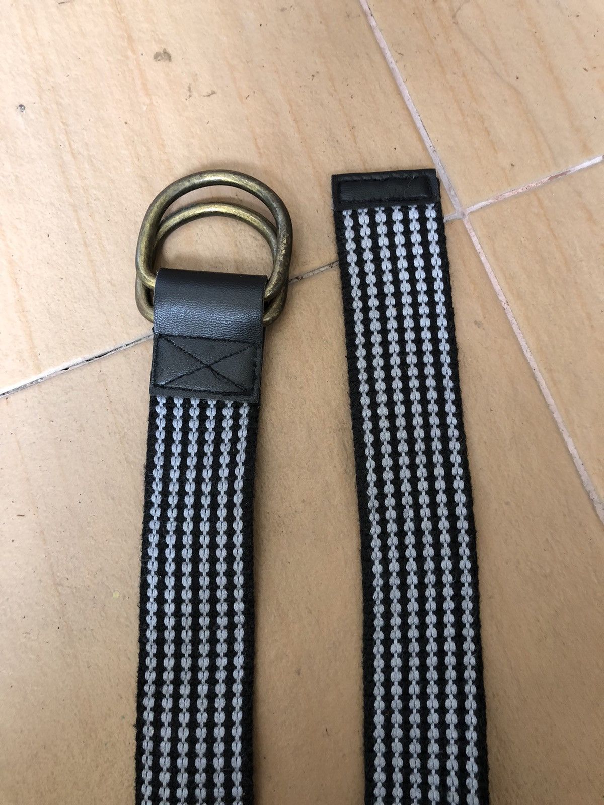 Japanese Brand Japanese Brand Boro Sashiko Canvas Buckle Belts Size ONE SIZE - 6 Thumbnail