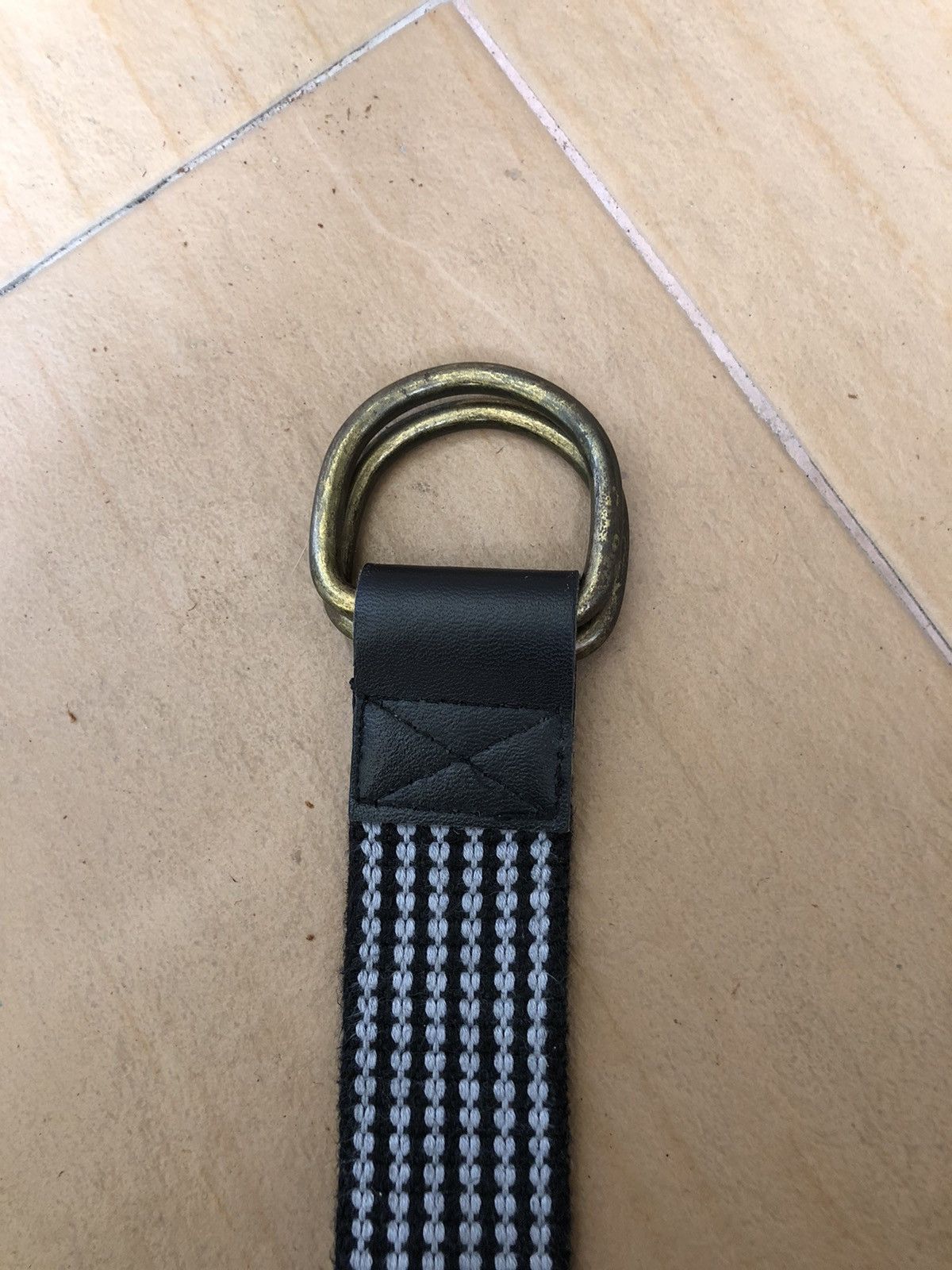 Japanese Brand Japanese Brand Boro Sashiko Canvas Buckle Belts Size ONE SIZE - 3 Thumbnail