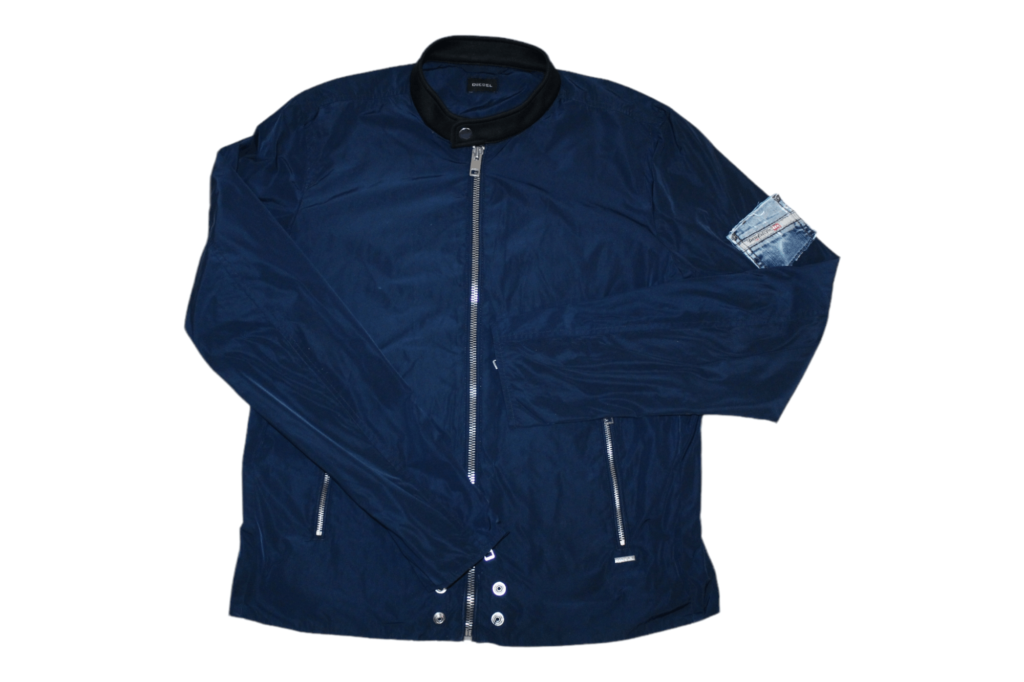 Diesel Diesel J-Ryde Nylon Biker Moto Racing Jacket Size US L / EU 52-54 / 3 - 1 Thumbnail