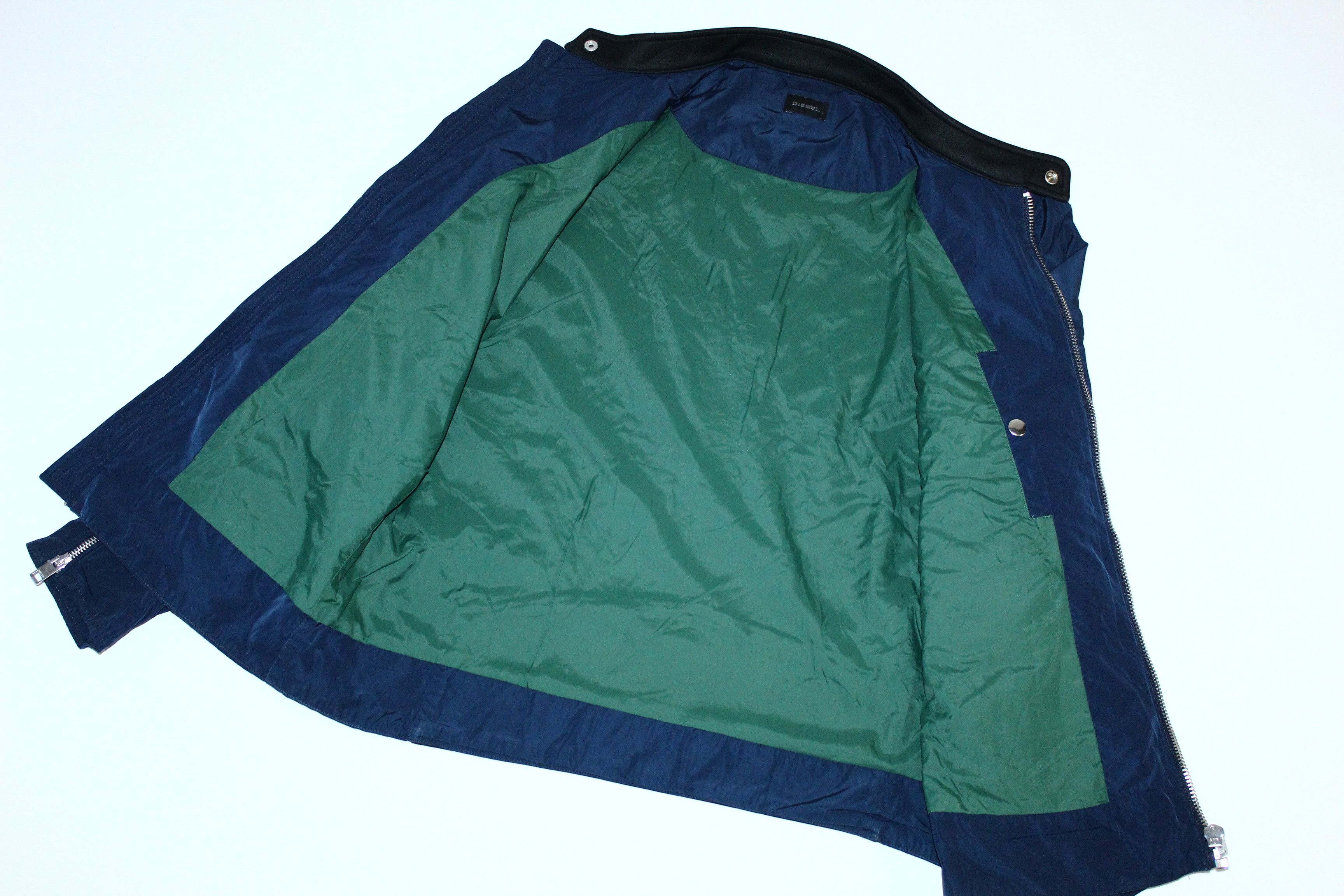 Diesel Diesel J-Ryde Nylon Biker Moto Racing Jacket Size US L / EU 52-54 / 3 - 5 Thumbnail