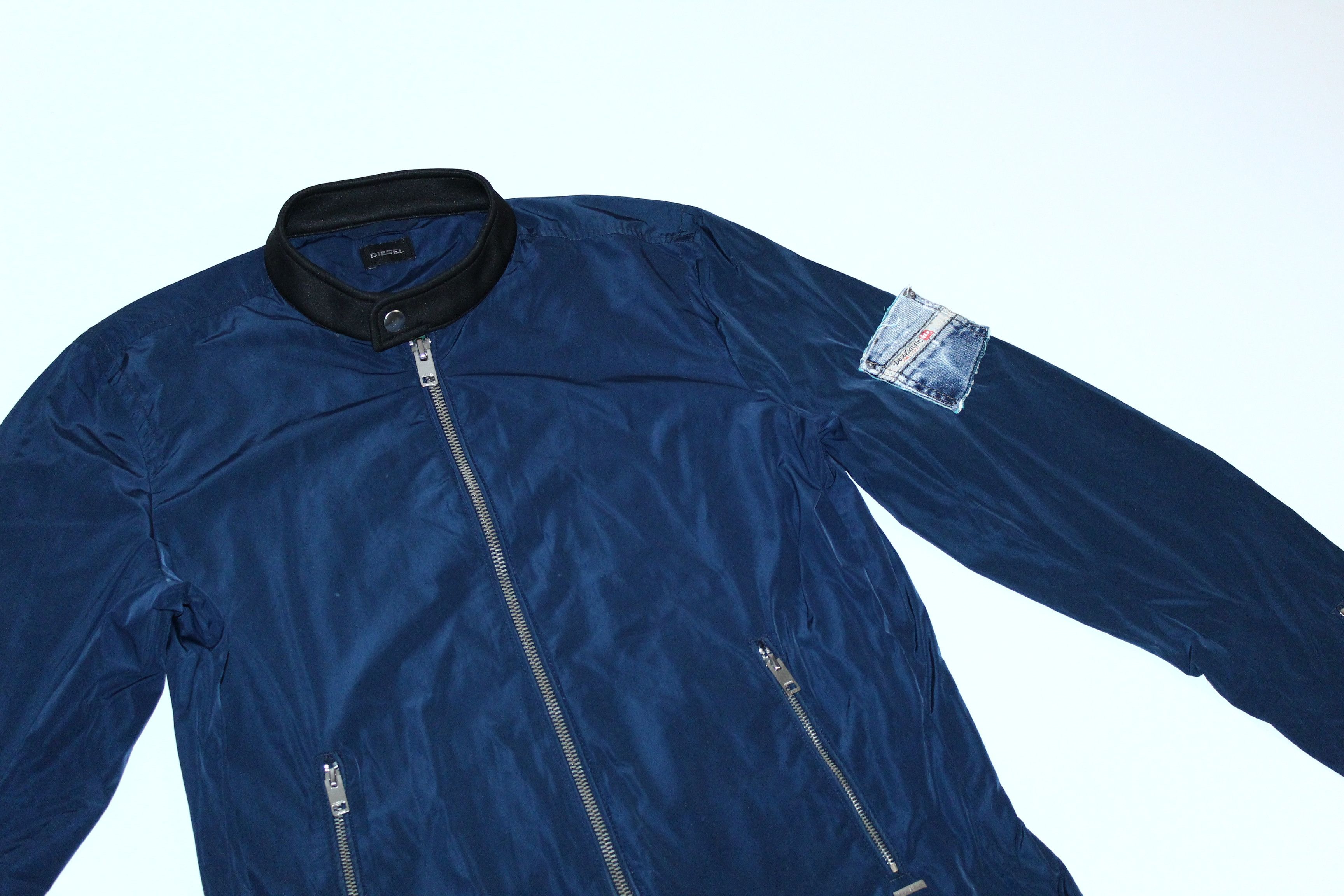 Diesel Diesel J-Ryde Nylon Biker Moto Racing Jacket Size US L / EU 52-54 / 3 - 3 Thumbnail