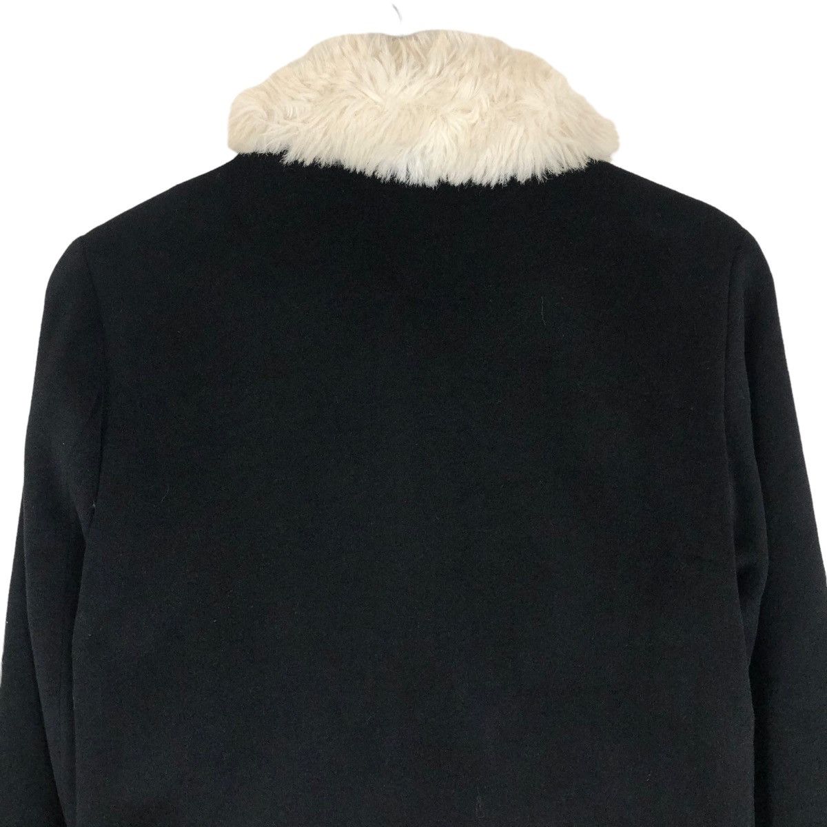 agnes b. Vintage Agnes B Paris Wool Short Coat Furs Size XS / US 0-2 / IT 36-38 - 18 Thumbnail