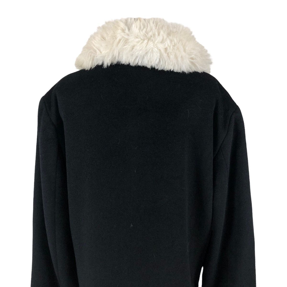 agnes b. Vintage Agnes B Paris Wool Short Coat Furs Size XS / US 0-2 / IT 36-38 - 16 Thumbnail