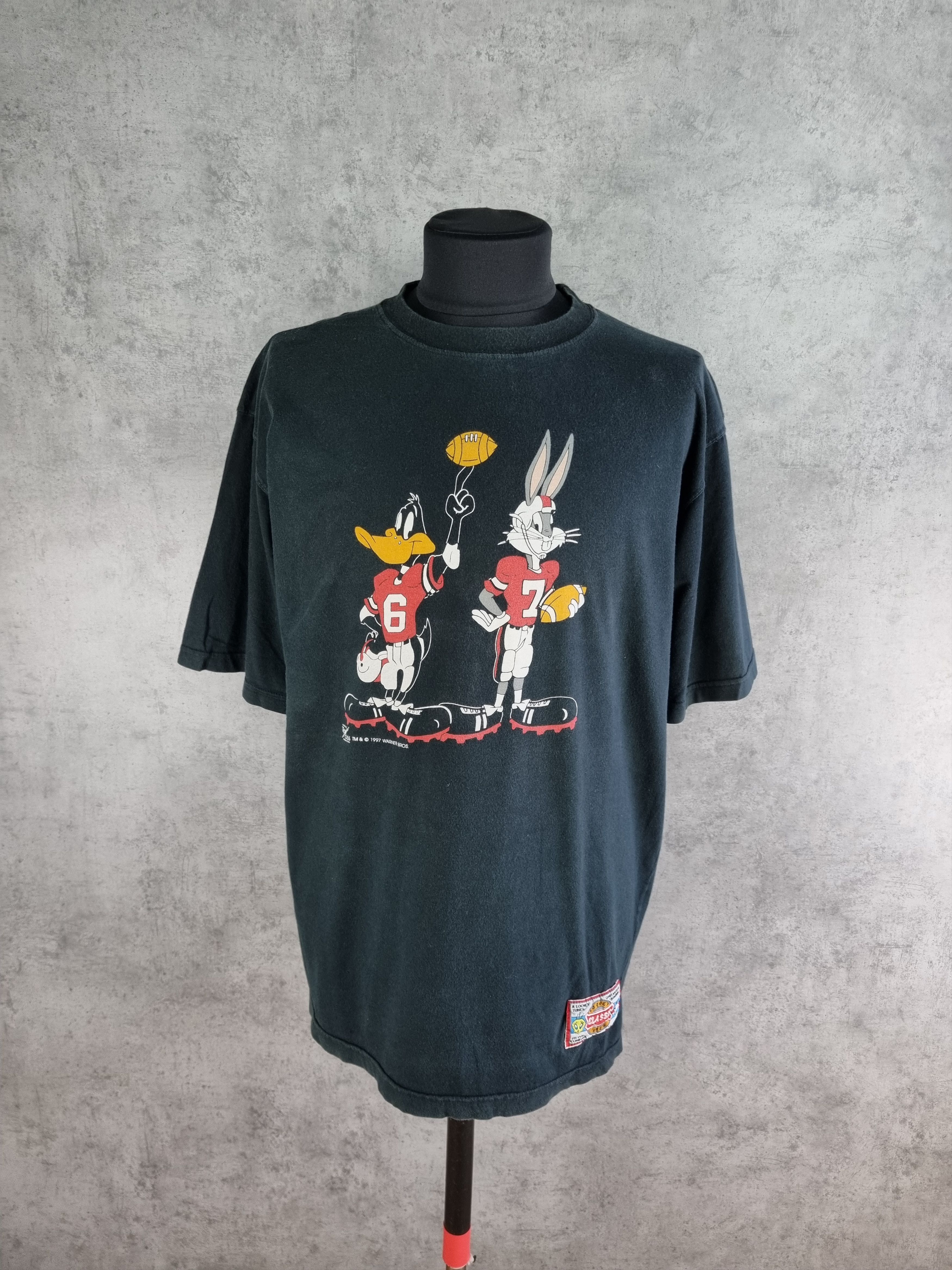 Cartoon Network × Vintage × Warner Bros 1997 Warner Bros Looney Tunes Bungs Bunny Tee shirt Size US XL / EU 56 / 4 - 5 Thumbnail