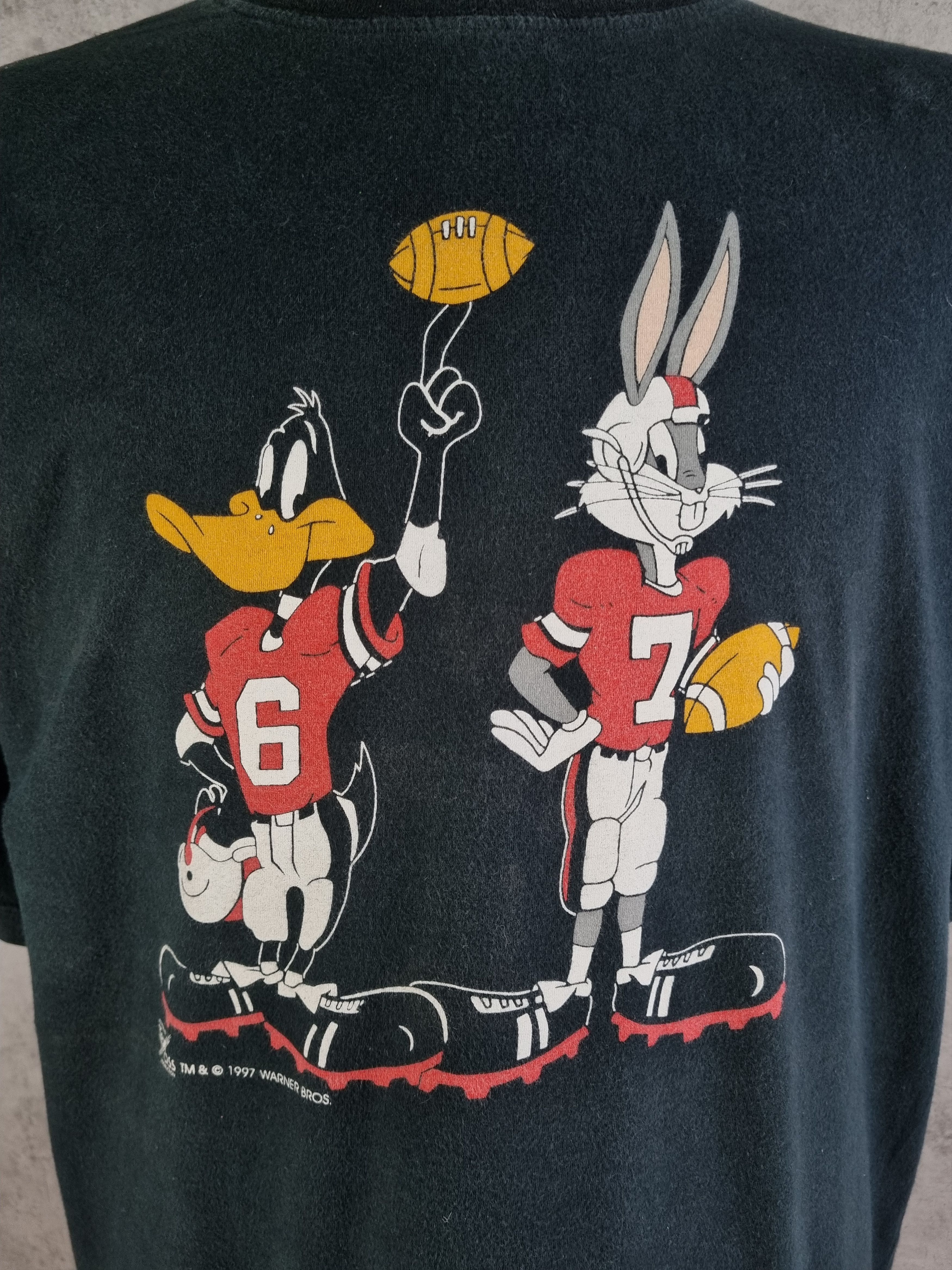 Cartoon Network × Vintage × Warner Bros 1997 Warner Bros Looney Tunes Bungs Bunny Tee shirt Size US XL / EU 56 / 4 - 2 Thumbnail