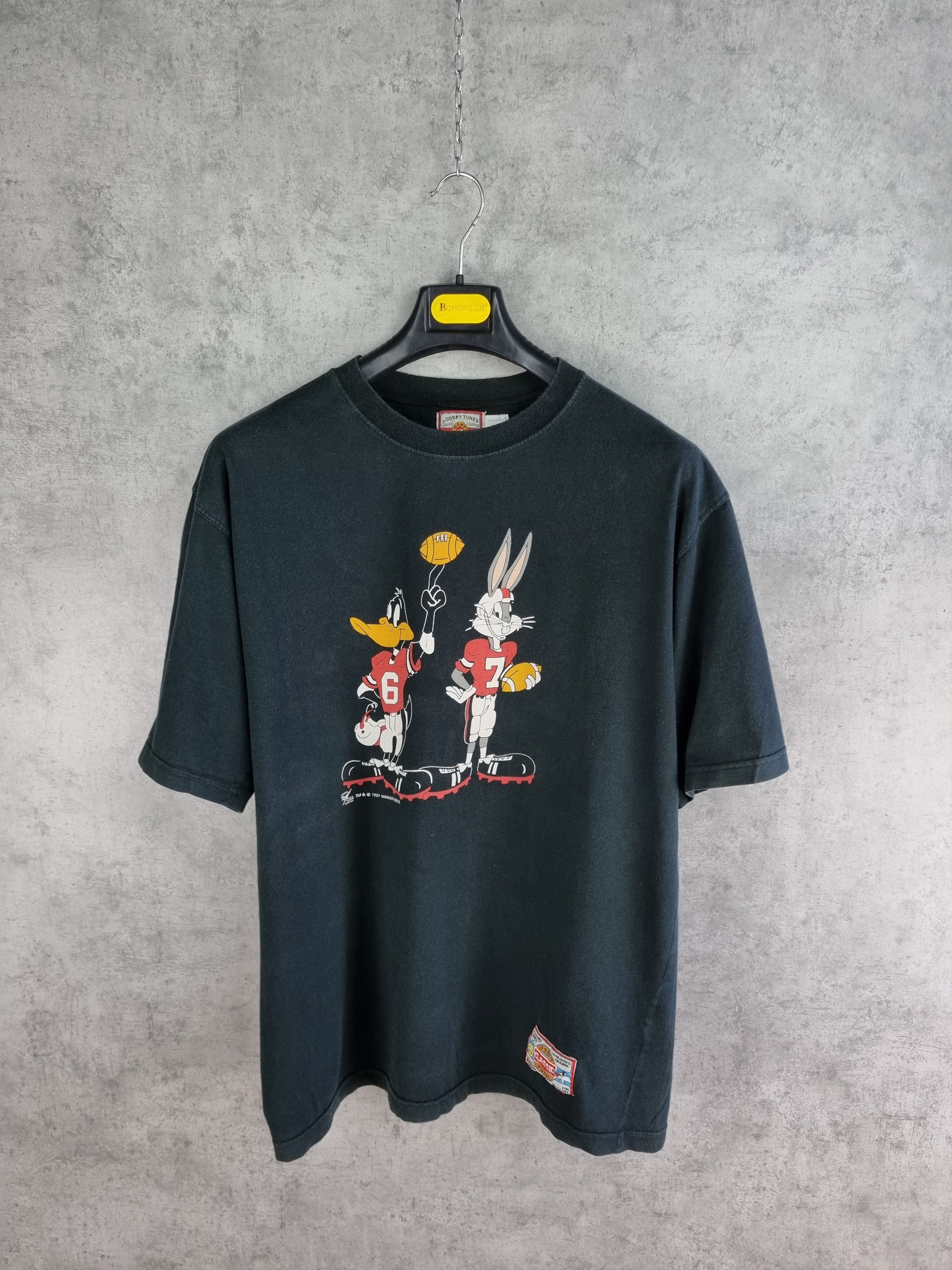 Cartoon Network × Vintage × Warner Bros 1997 Warner Bros Looney Tunes Bungs Bunny Tee shirt Size US XL / EU 56 / 4 - 1 Thumbnail