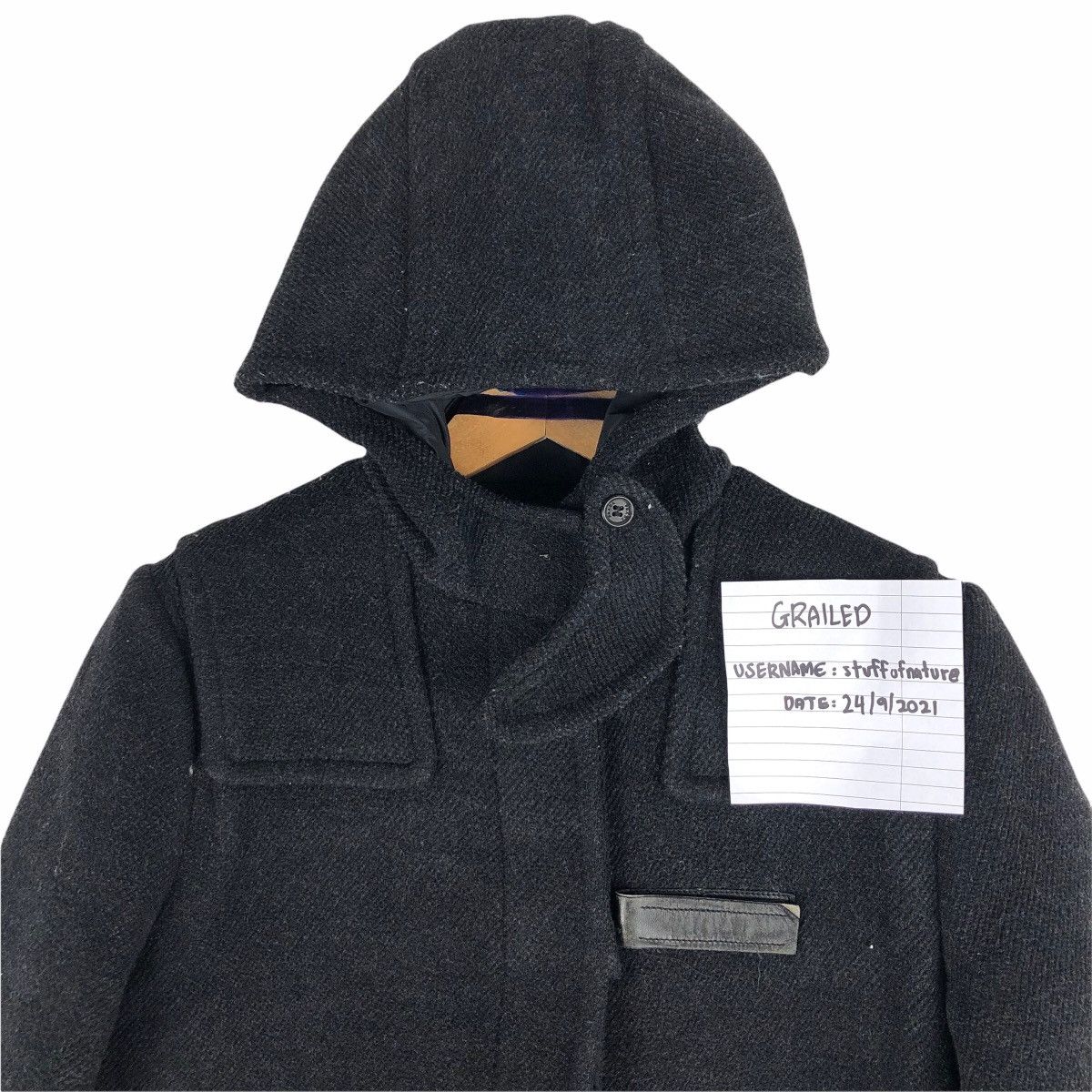 Prada Prada Milano Wool Duffle Coat Hoodie Italian Designer Luxury Size US S / EU 44-46 / 1 - 14 Thumbnail