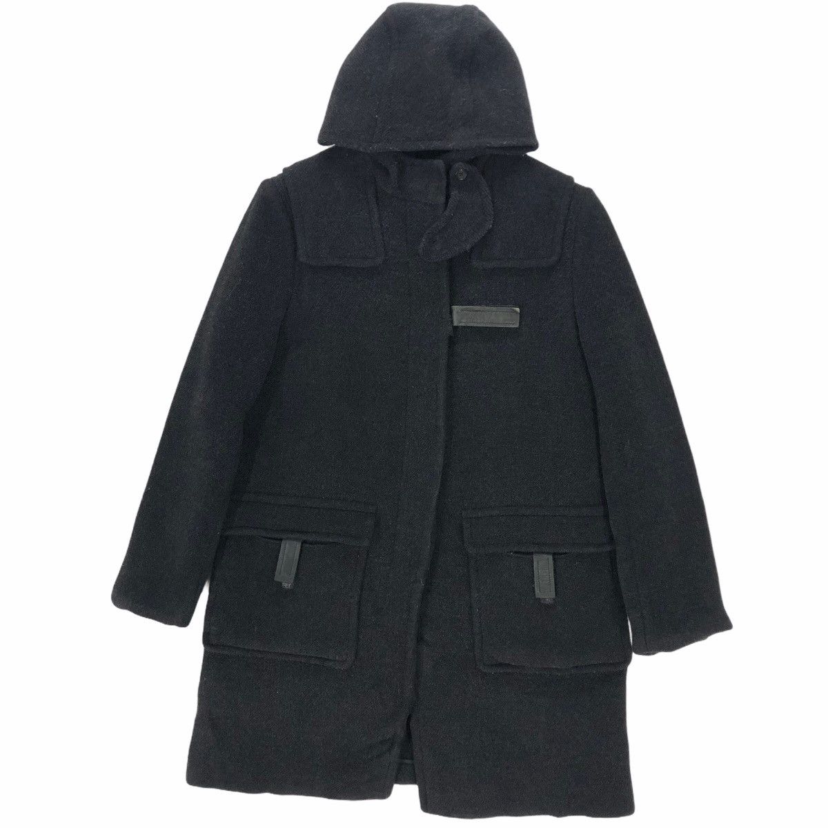 Prada Prada Milano Wool Duffle Coat Hoodie Italian Designer Luxury Size US S / EU 44-46 / 1 - 1 Thumbnail