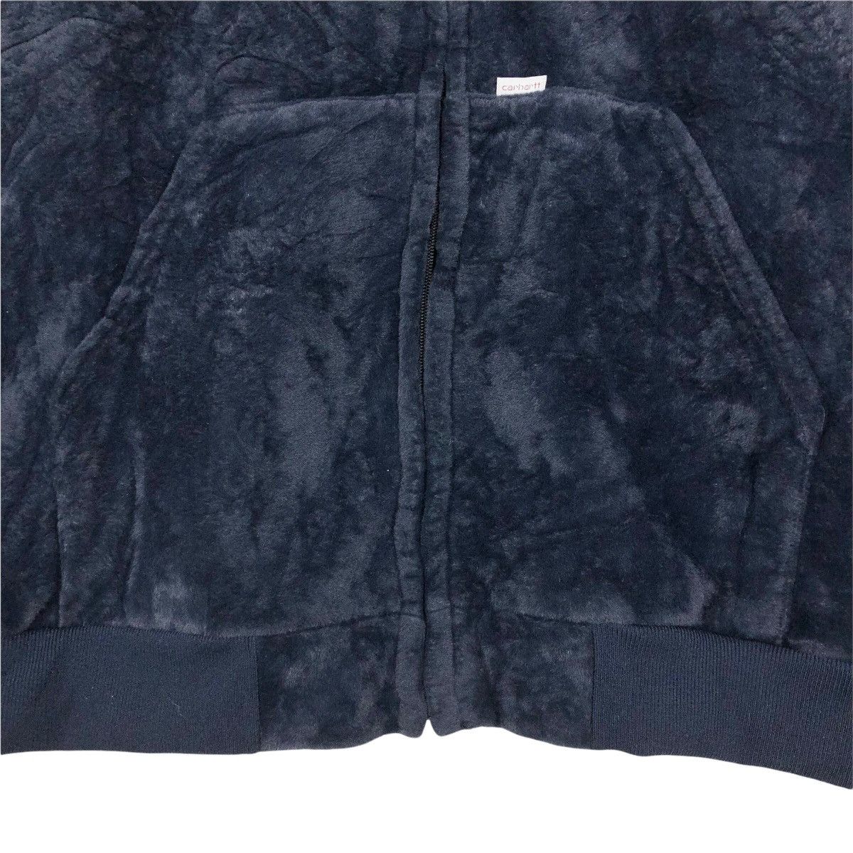 Carhartt Vintage Carhartt Velvet Hoodie Zip Up Sweater Size US L / EU 52-54 / 3 - 5 Thumbnail