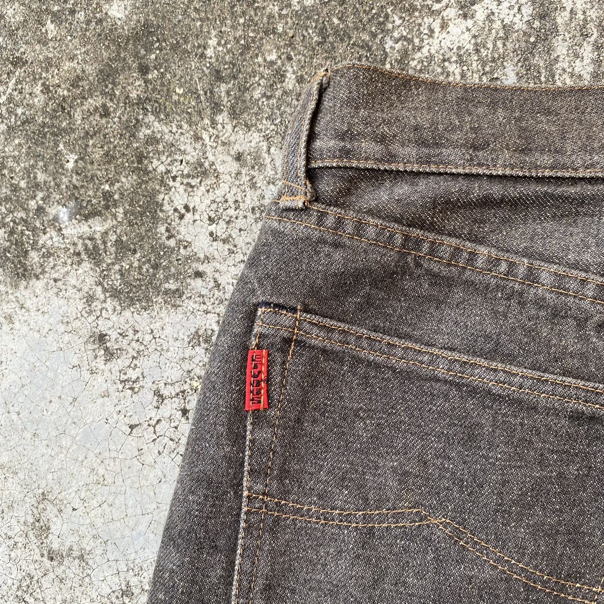 Designer × Vintage Vintage France Et Vous Faded Black Denim Jeans Size US 26 / EU 42 - 13 Thumbnail