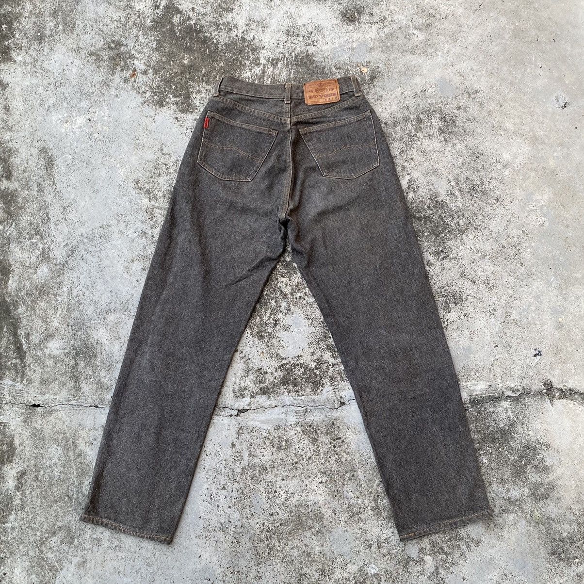 Designer × Vintage Vintage France Et Vous Faded Black Denim Jeans Size US 26 / EU 42 - 2 Thumbnail