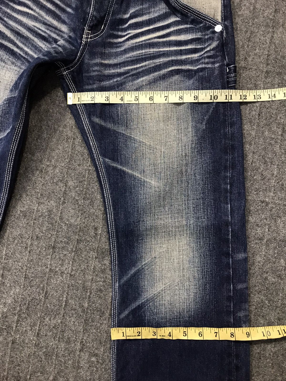 Japanese Brand JapaneseBrand Selvedge Fashion Art Pocket Back Side Jeans Size US 32 / EU 48 - 19 Thumbnail