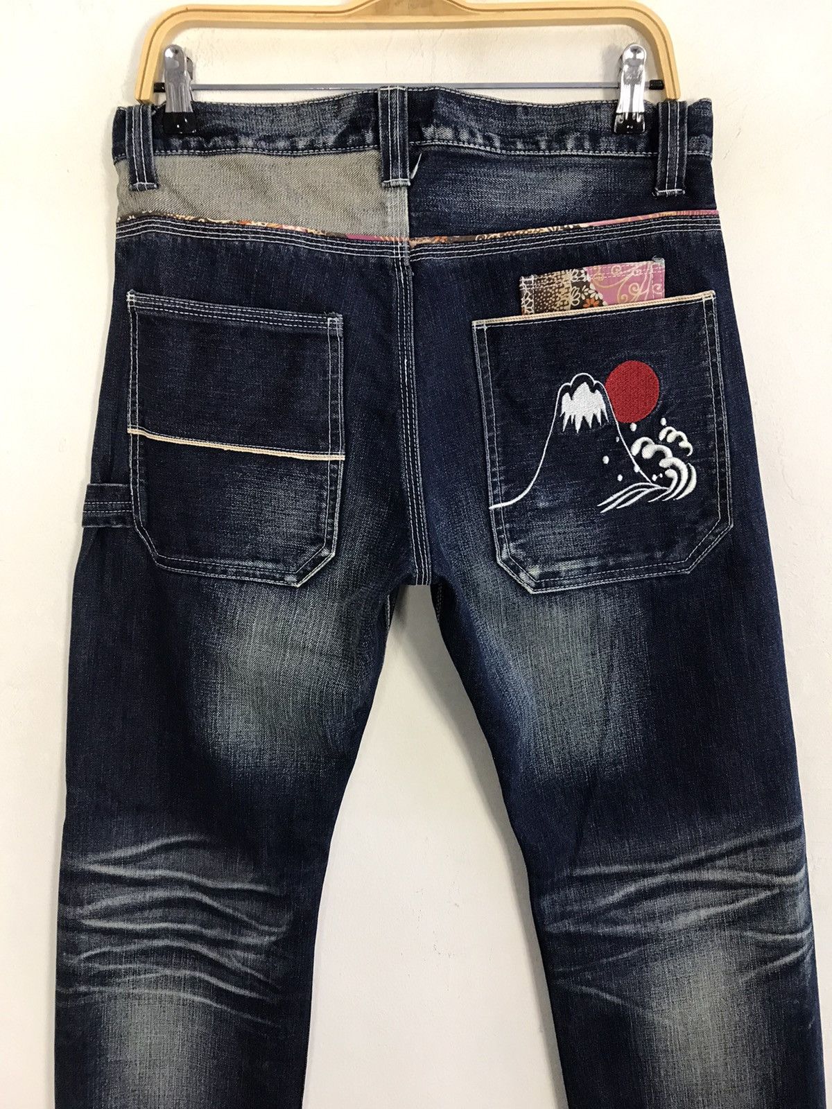 Japanese Brand JapaneseBrand Selvedge Fashion Art Pocket Back Side Jeans Size US 32 / EU 48 - 12 Thumbnail