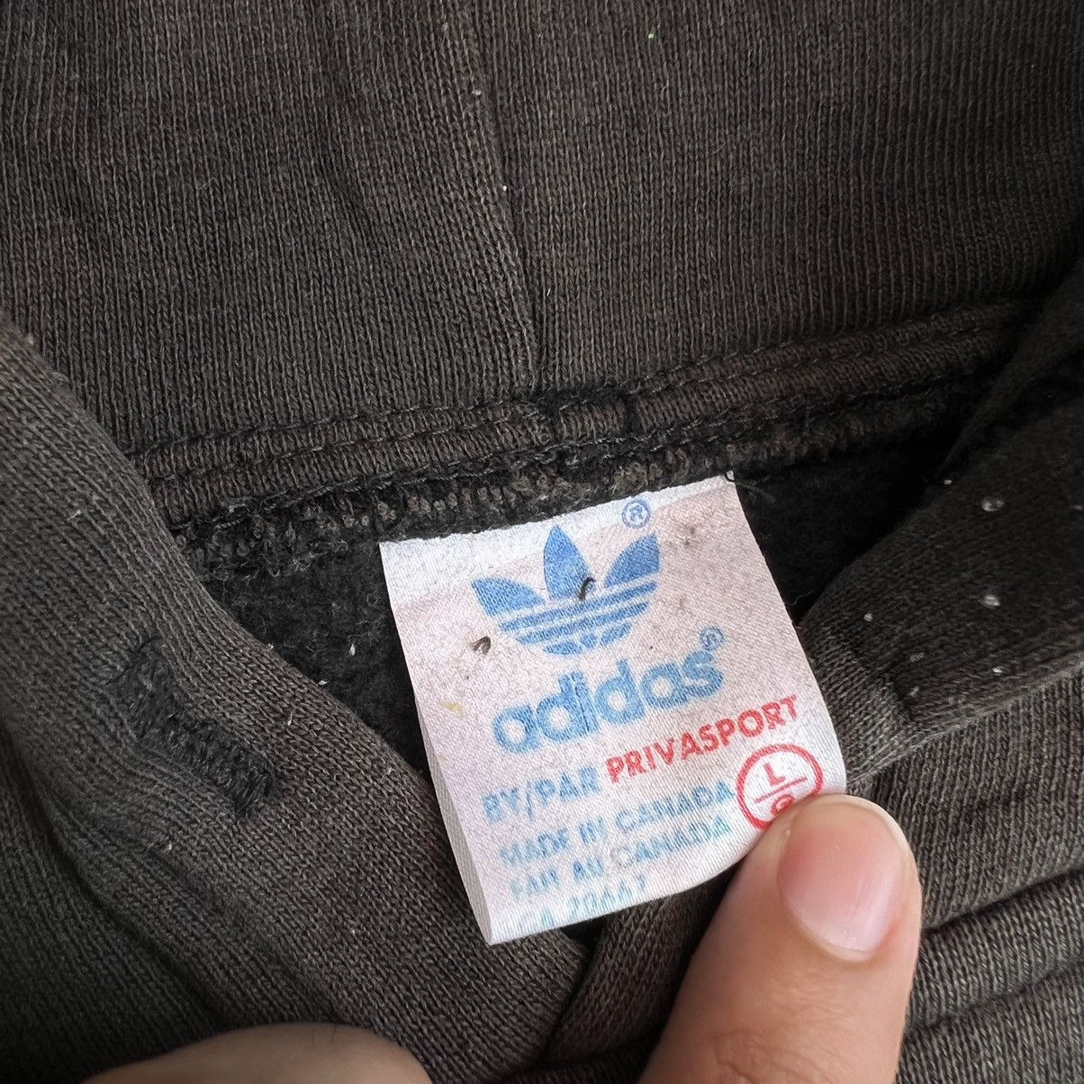 Adidas × Vintage Vintage 90’s Adidas Big Logo Mirror Print Pullover Hoodie Size US XL / EU 56 / 4 - 5 Thumbnail