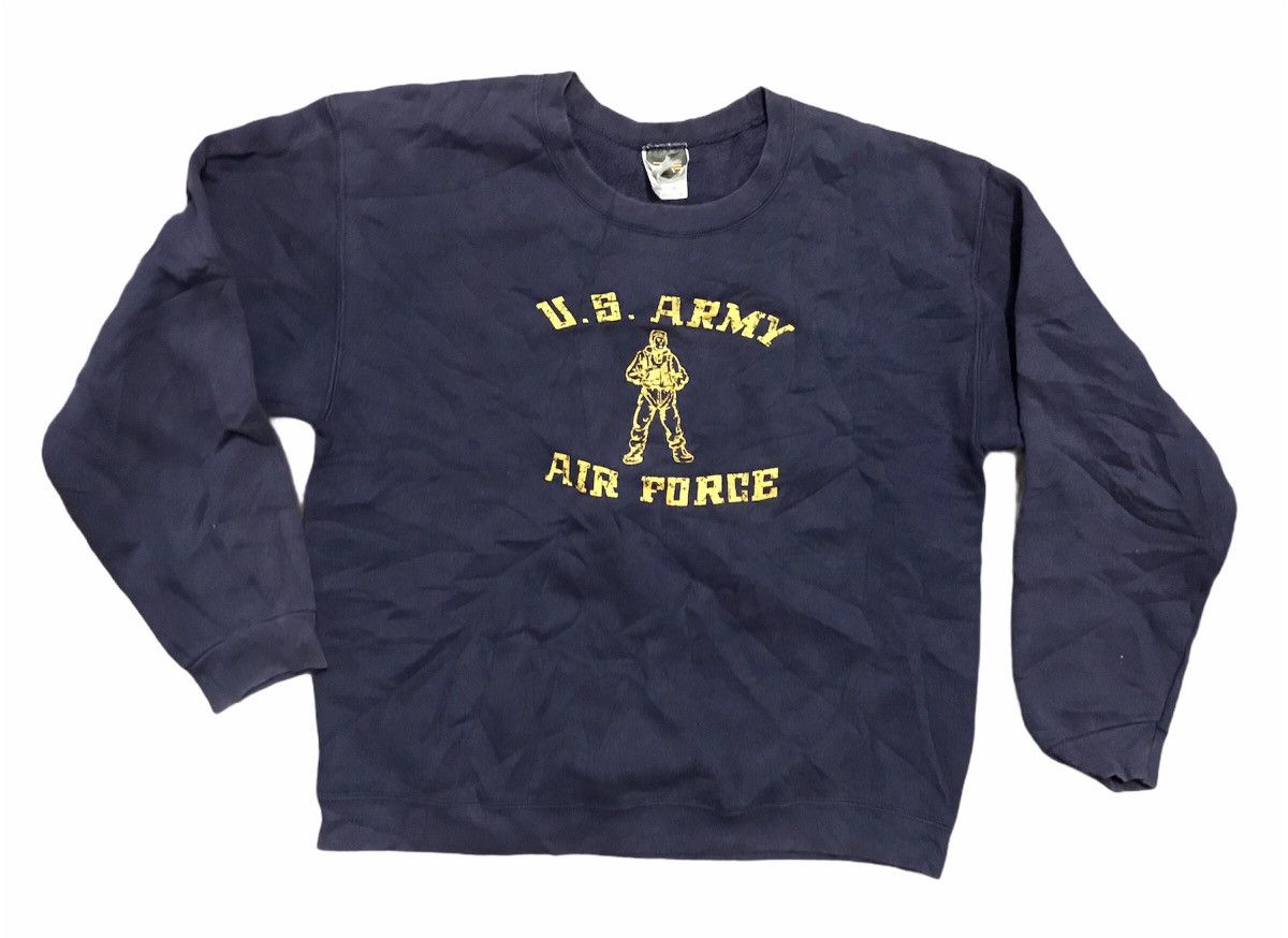Alpha Industries × Vintage Vintage alpha u.s army Air Force crewneck Size US XL / EU 56 / 4 - 1 Thumbnail