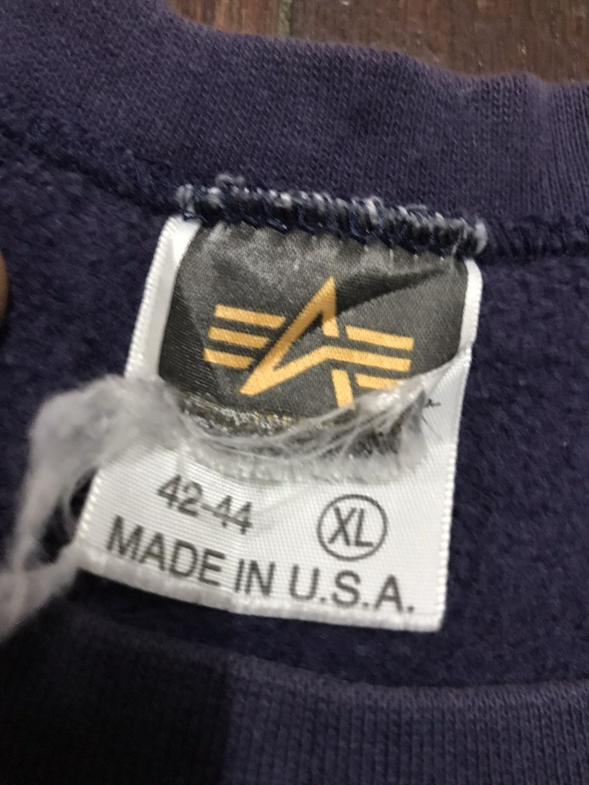 Alpha Industries × Vintage Vintage alpha u.s army Air Force crewneck Size US XL / EU 56 / 4 - 4 Thumbnail