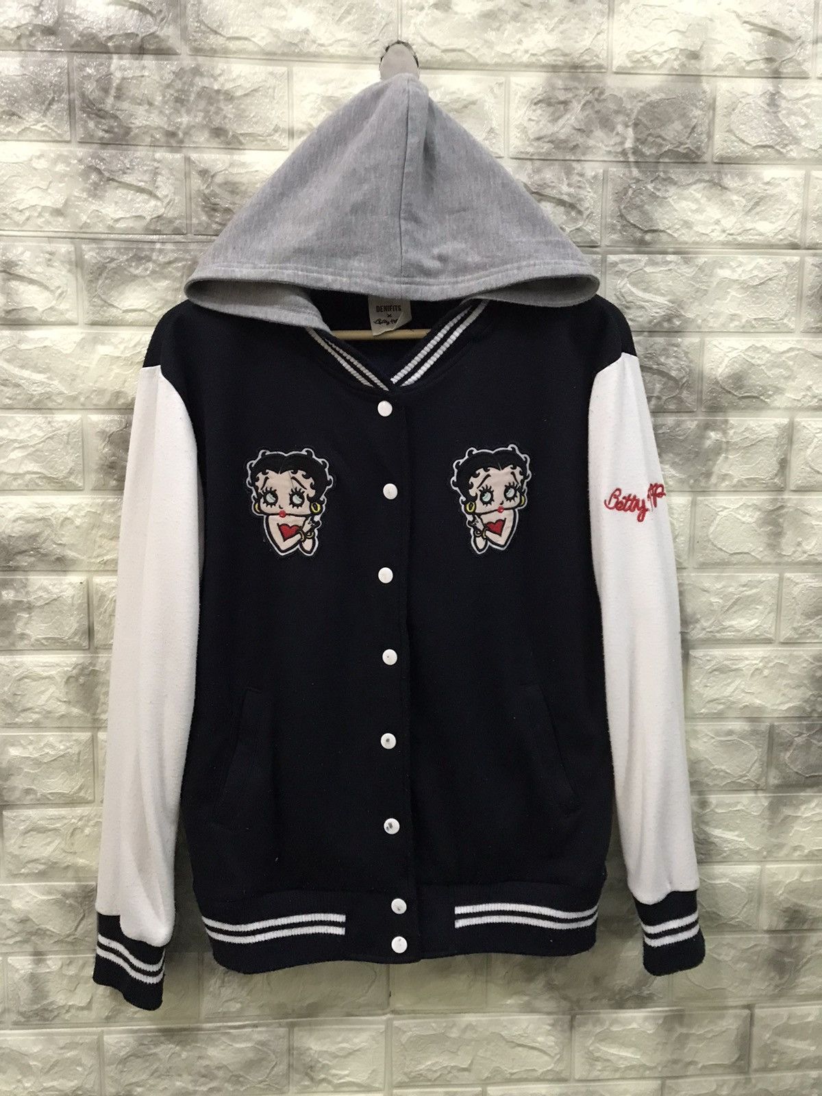 Cartoon Network Benifits x Betty Boop Varsity Jacket Size US M / EU 48-50 / 2 - 1 Thumbnail