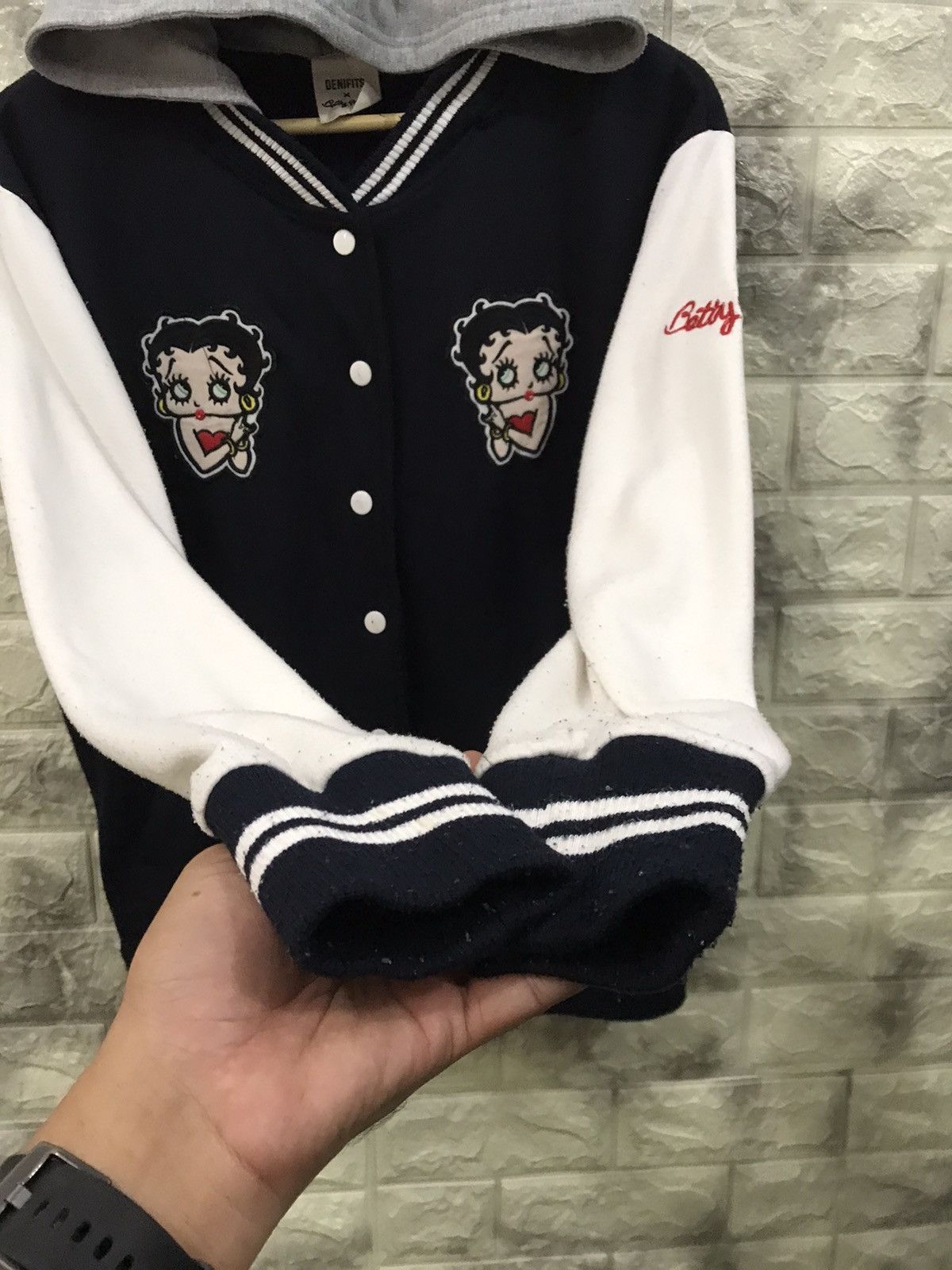 Cartoon Network Benifits x Betty Boop Varsity Jacket Size US M / EU 48-50 / 2 - 5 Thumbnail