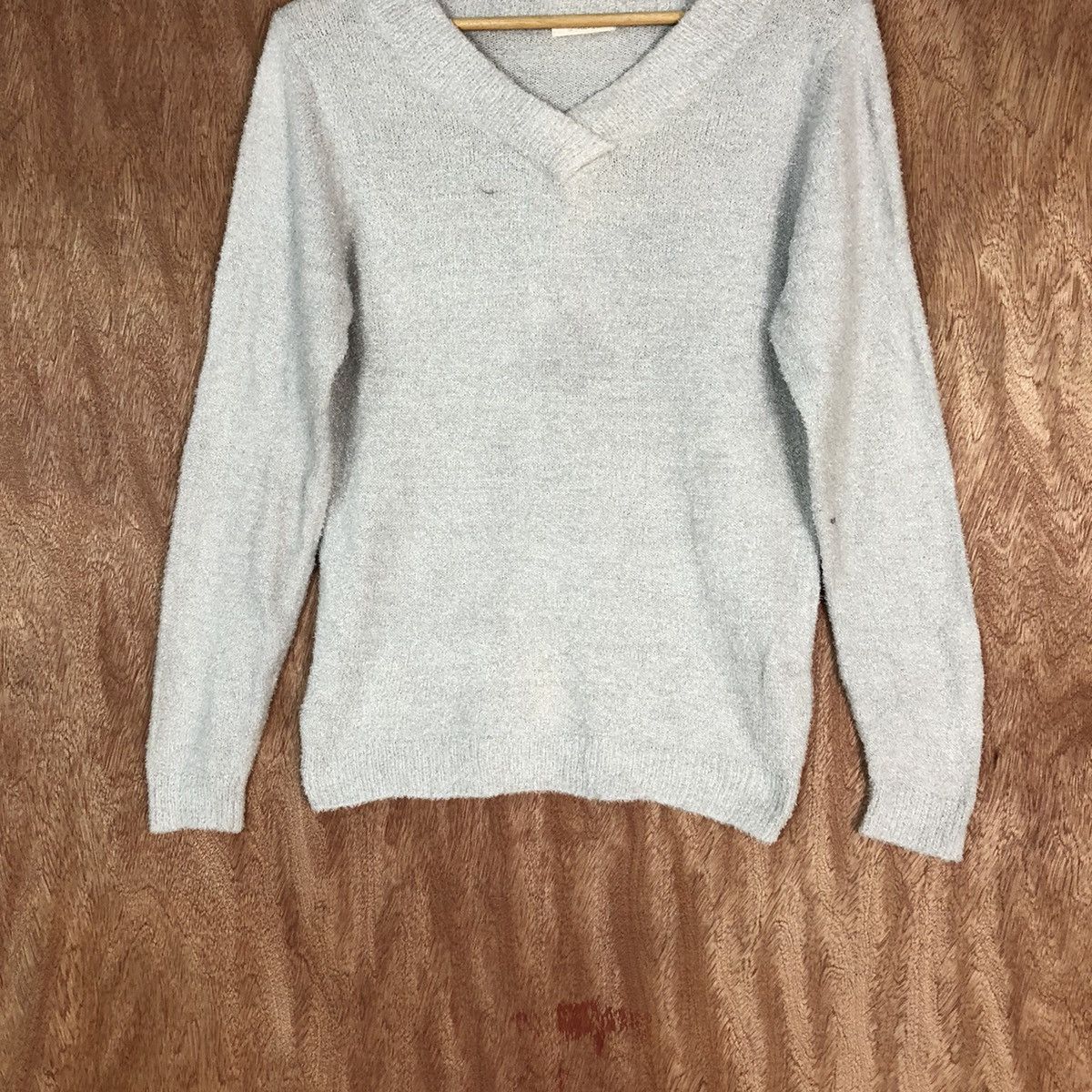 Japanese Brand Khalita Shag Shaggy Fur Mohair Knitwear #6727 Size US M / EU 48-50 / 2 - 3 Thumbnail