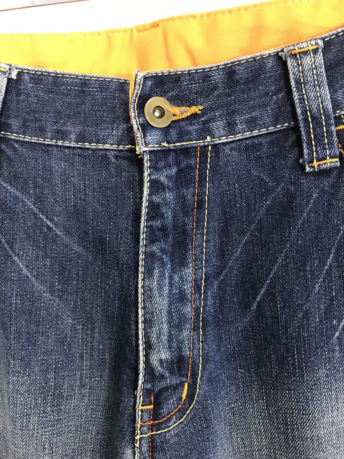 Japanese Brand × Vintage Vintage JapaneseBrand Embroidery Lion Denim Jeans Size US 38 / EU 54 - 8 Thumbnail