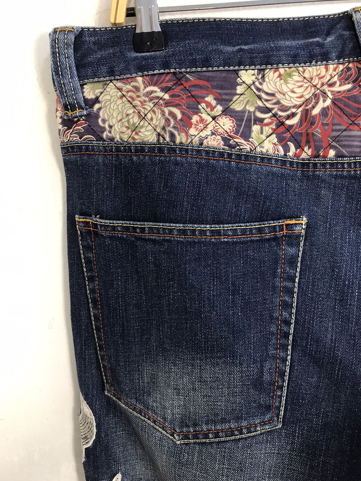 Japanese Brand × Vintage Vintage JapaneseBrand Embroidery Lion Denim Jeans Size US 38 / EU 54 - 12 Thumbnail