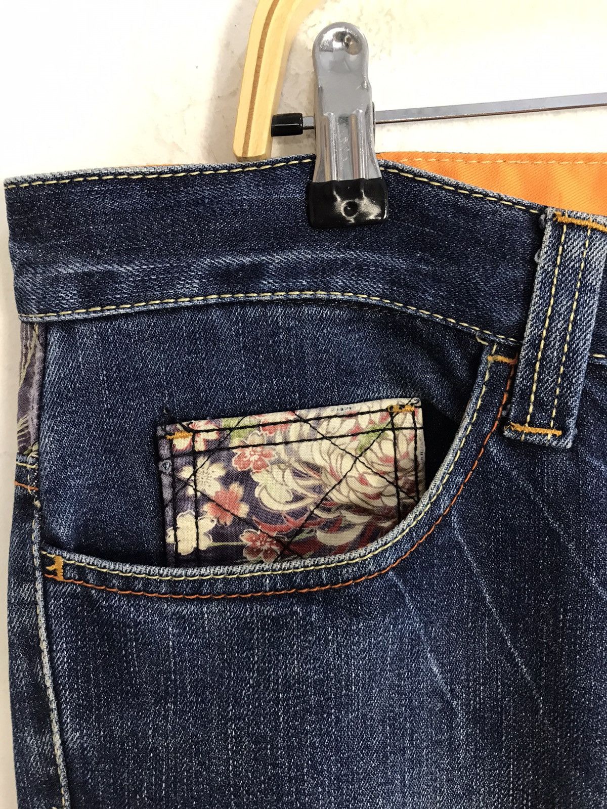 Japanese Brand × Vintage Vintage JapaneseBrand Embroidery Lion Denim Jeans Size US 38 / EU 54 - 7 Thumbnail