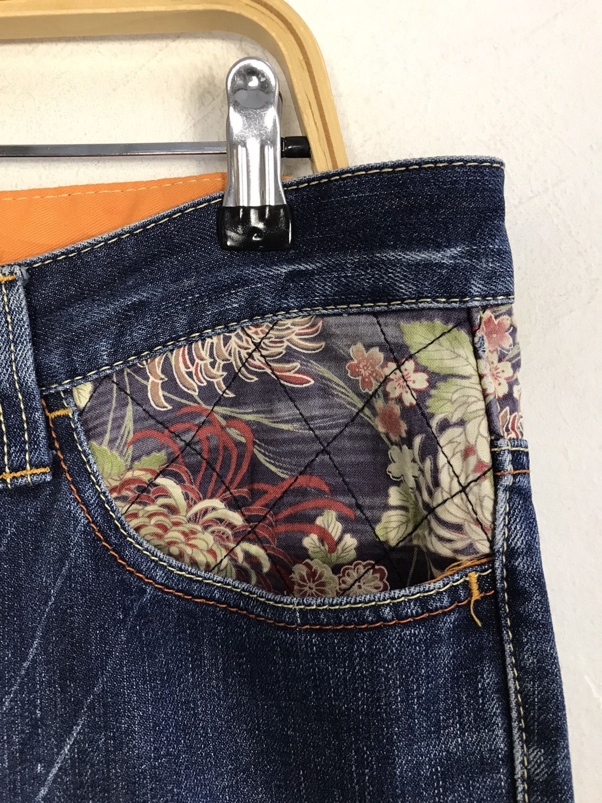 Japanese Brand × Vintage Vintage JapaneseBrand Embroidery Lion Denim Jeans Size US 38 / EU 54 - 6 Thumbnail