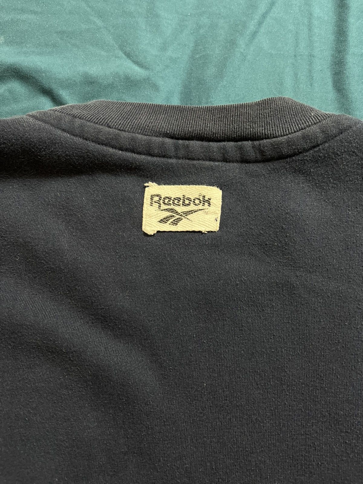 Reebok × Vintage Vintage 90s Reebok Spellout Hip Hop Style Sweatshirt Size US L / EU 52-54 / 3 - 5 Thumbnail