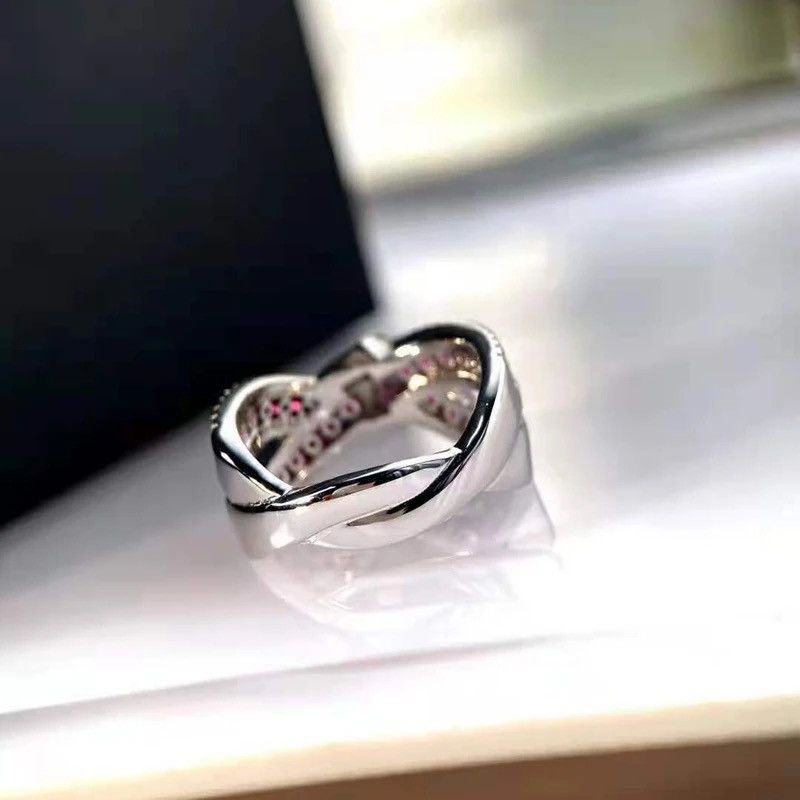 Japanese Brand × Jewelry × Vintage Bowknot Zircon Shiny Ring Size ONE SIZE - 2 Thumbnail