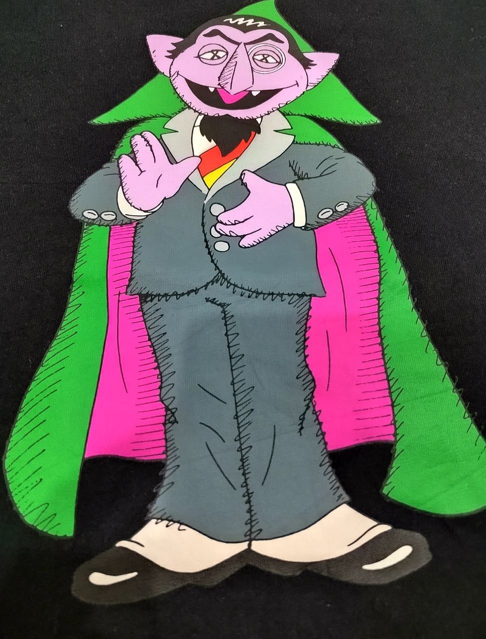 Cartoon Network × Japanese Brand × Kaws Kaws Sesame Street Count von Count Elmo Uniqlo Size US M / EU 48-50 / 2 - 1 Thumbnail