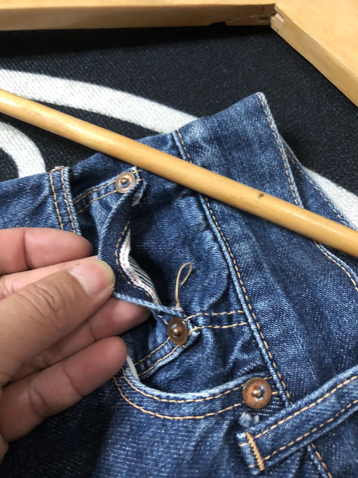 Cosmic Wonder × Japanese Brand × Vintage VINTAGE COSMIC WONDER SELVEDGE JAPANESE BRAND DENIM JEANS Size US 29 - 3 Thumbnail