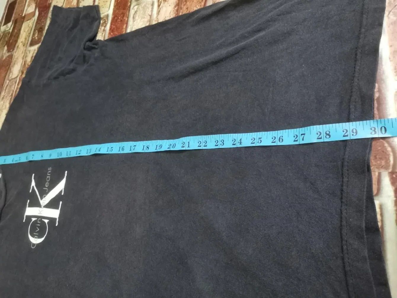 Calvin Klein × Vintage Vintage CK Calvin Klein Black Tee Size US XL / EU 56 / 4 - 5 Thumbnail