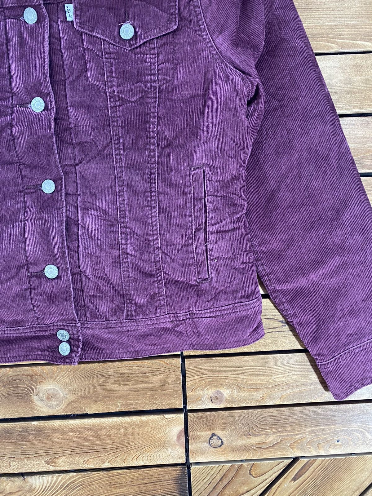 Levi's × Levi's Vintage Clothing × Vintage Vintage Coudroy Levis Jacket Fur Wool size L for Women Size L / US 10 / IT 46 - 3 Thumbnail
