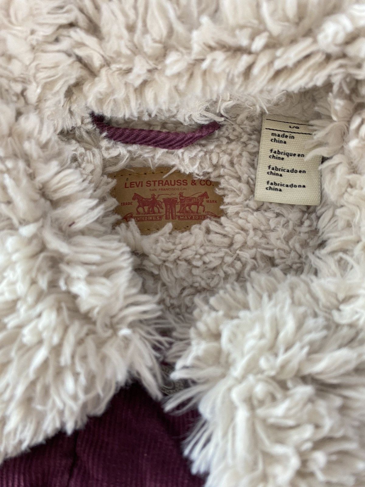 Levi's × Levi's Vintage Clothing × Vintage Vintage Coudroy Levis Jacket Fur Wool size L for Women Size L / US 10 / IT 46 - 6 Thumbnail