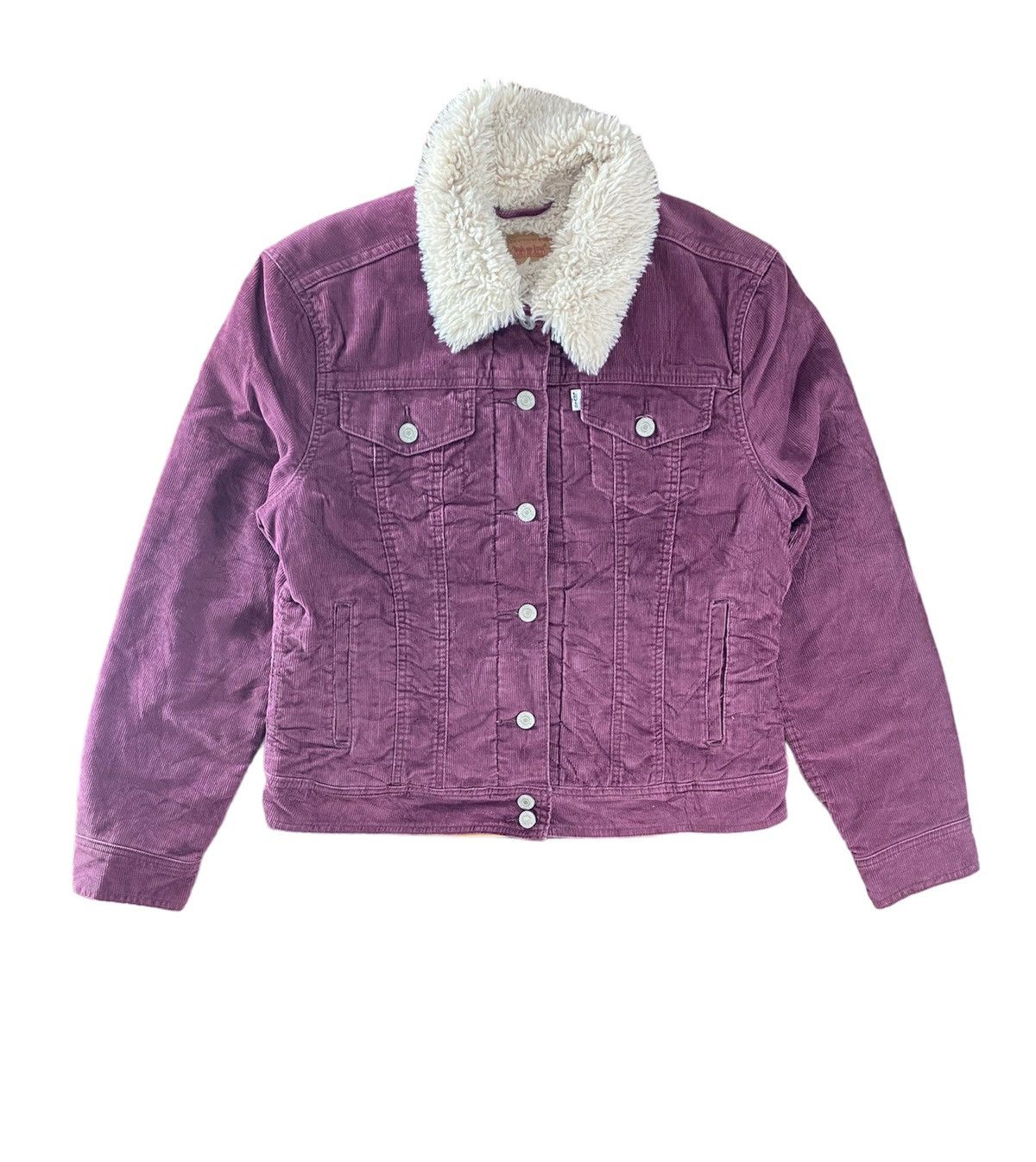 Levi's × Levi's Vintage Clothing × Vintage Vintage Coudroy Levis Jacket Fur Wool size L for Women Size L / US 10 / IT 46 - 1 Thumbnail