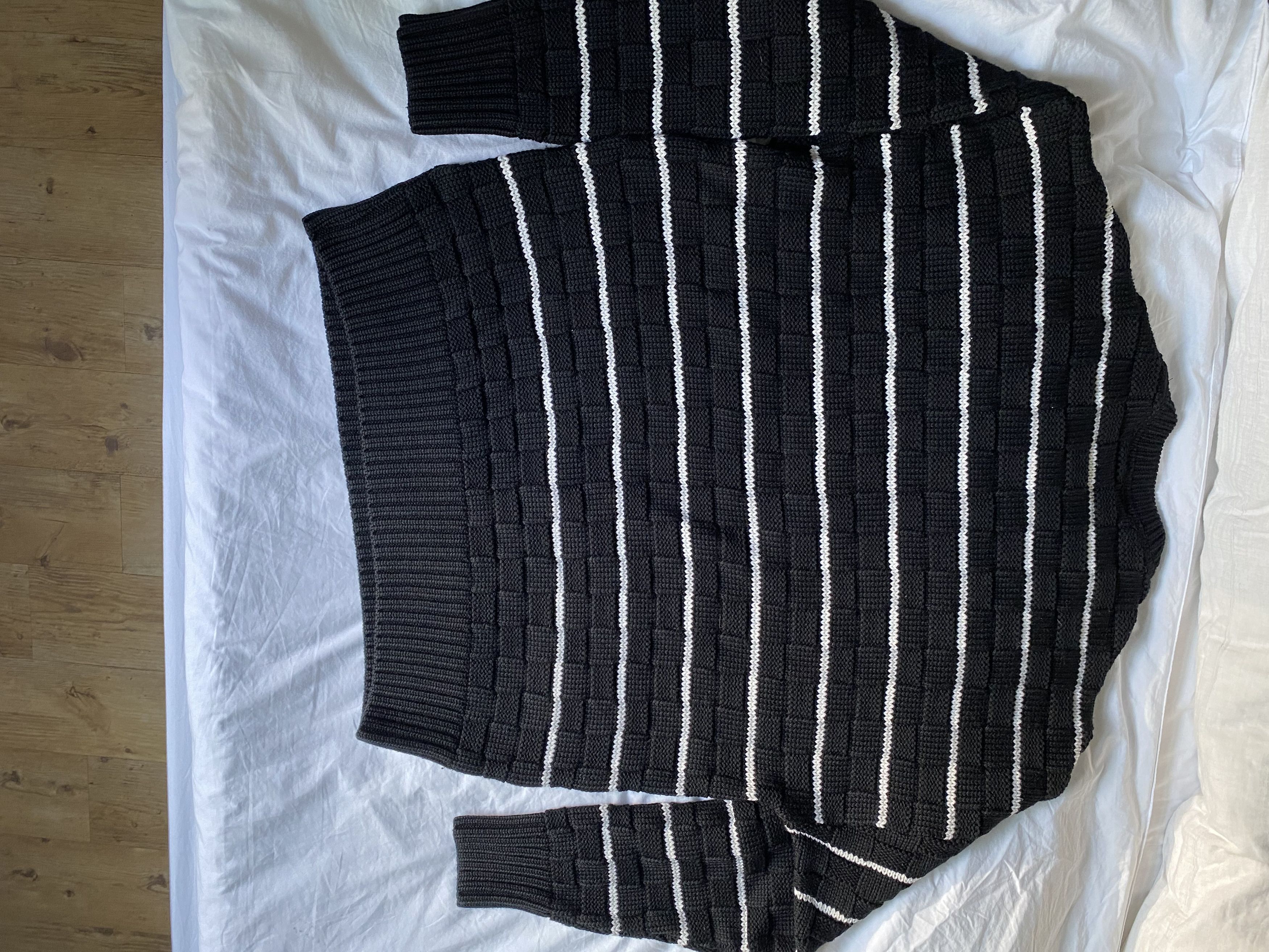 AMI AMI PARIS Striped Knit Sweater XL Size US XL / EU 56 / 4 - 5 Thumbnail