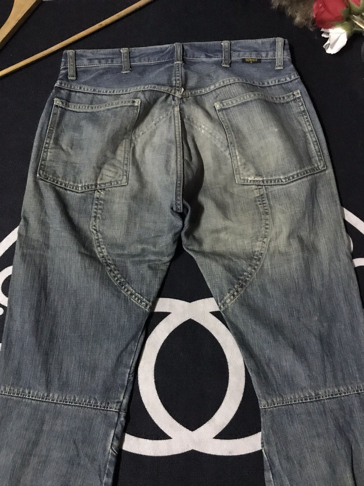 Japanese Brand GOWEST TOKYO WORK/MILITARY DISTRESSED DENIM Size US 30 / EU 46 - 13 Thumbnail