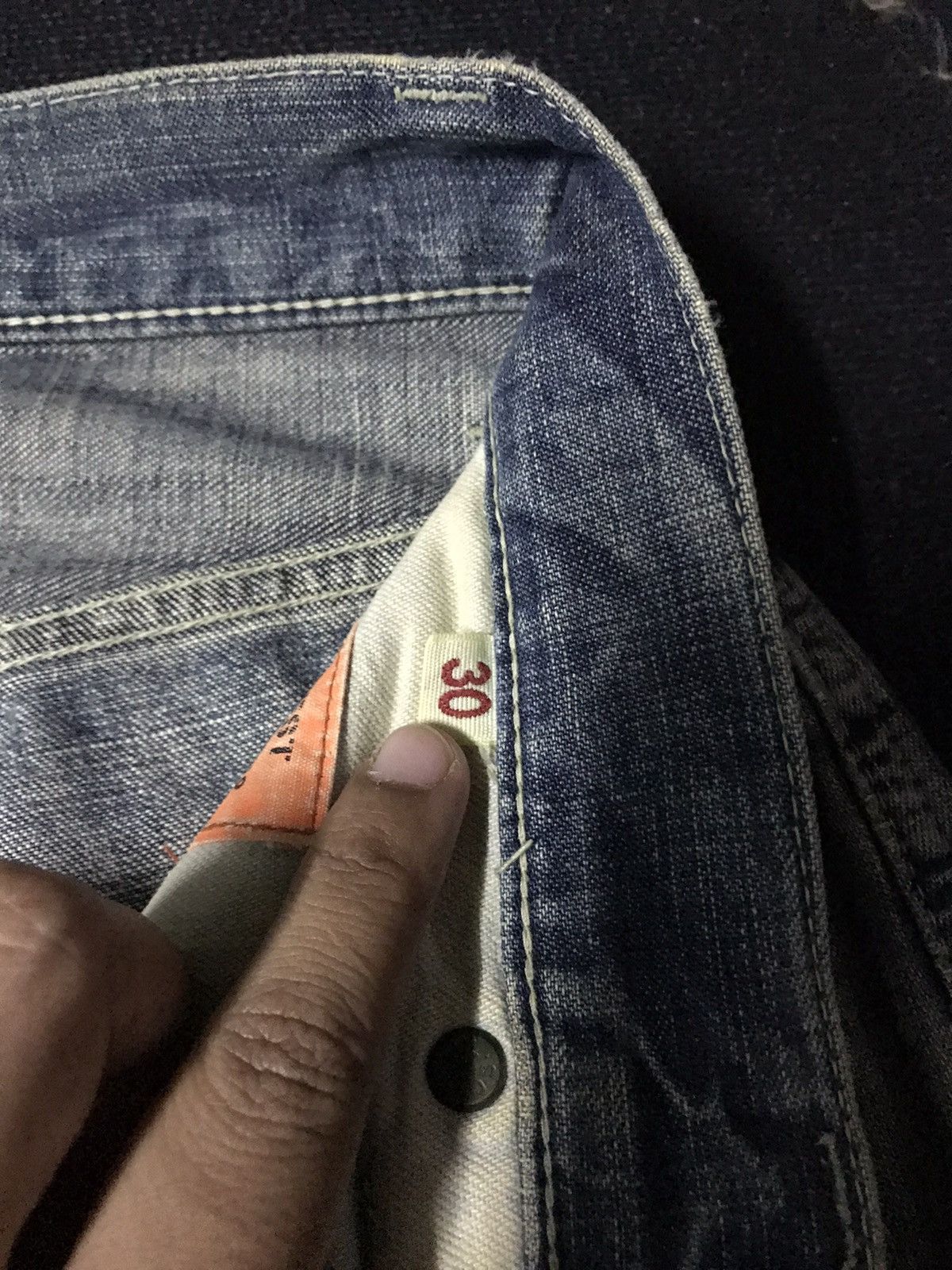 Japanese Brand GOWEST TOKYO WORK/MILITARY DISTRESSED DENIM Size US 30 / EU 46 - 10 Thumbnail